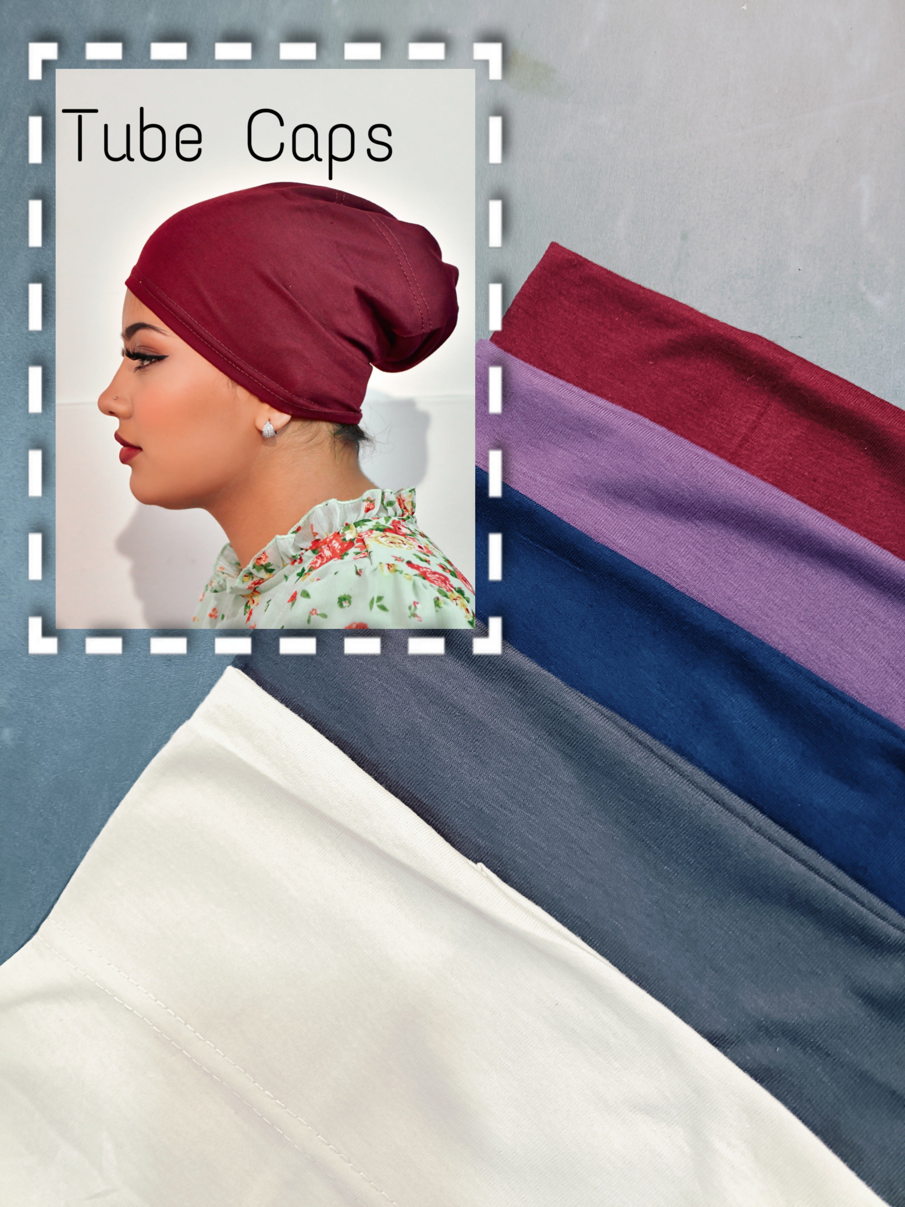 TURKISH SOFT TUBE HIJAB CAP random pick - Main Image