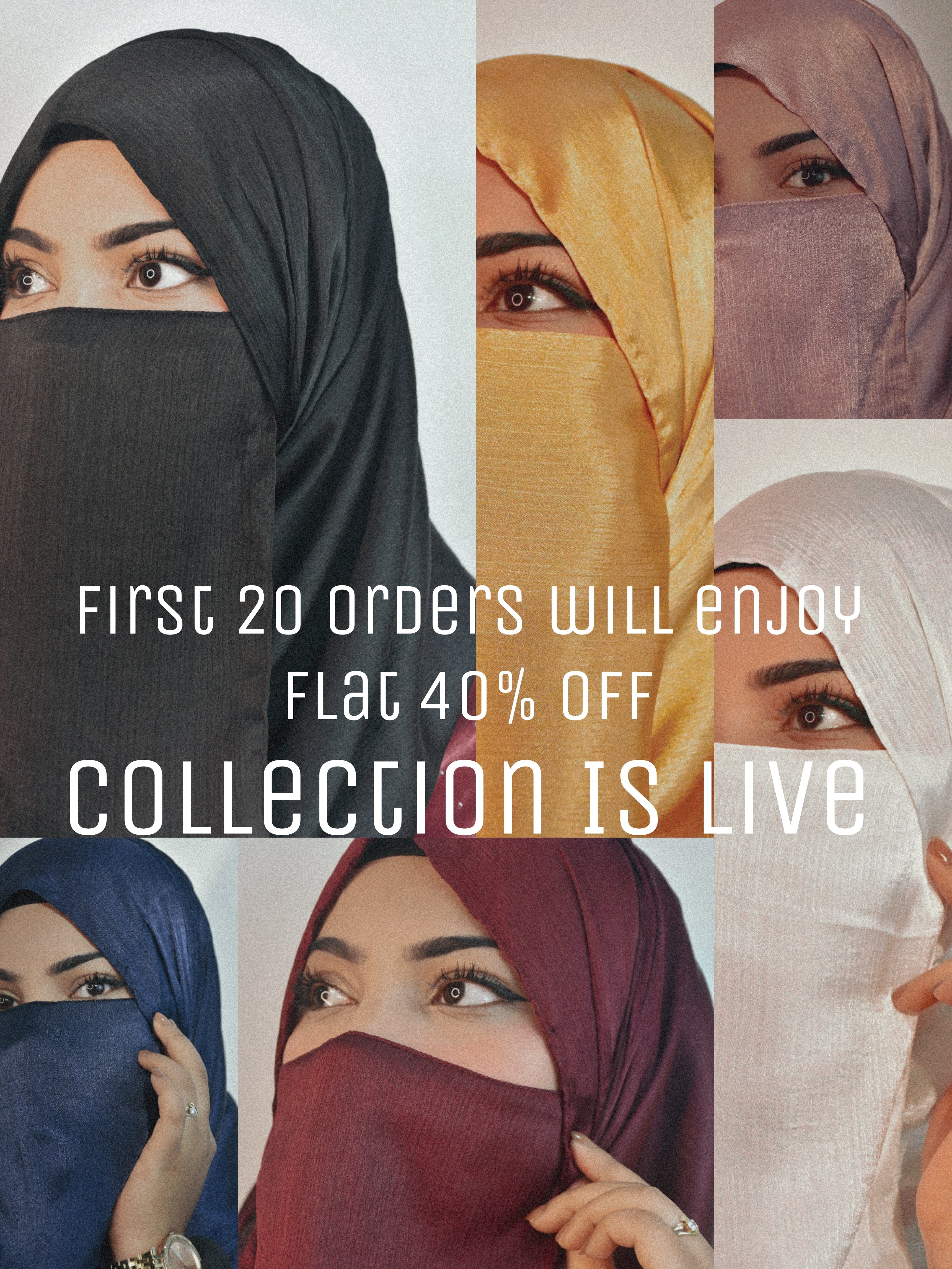 MUNNA SATIN HIJAB AND NIQAB