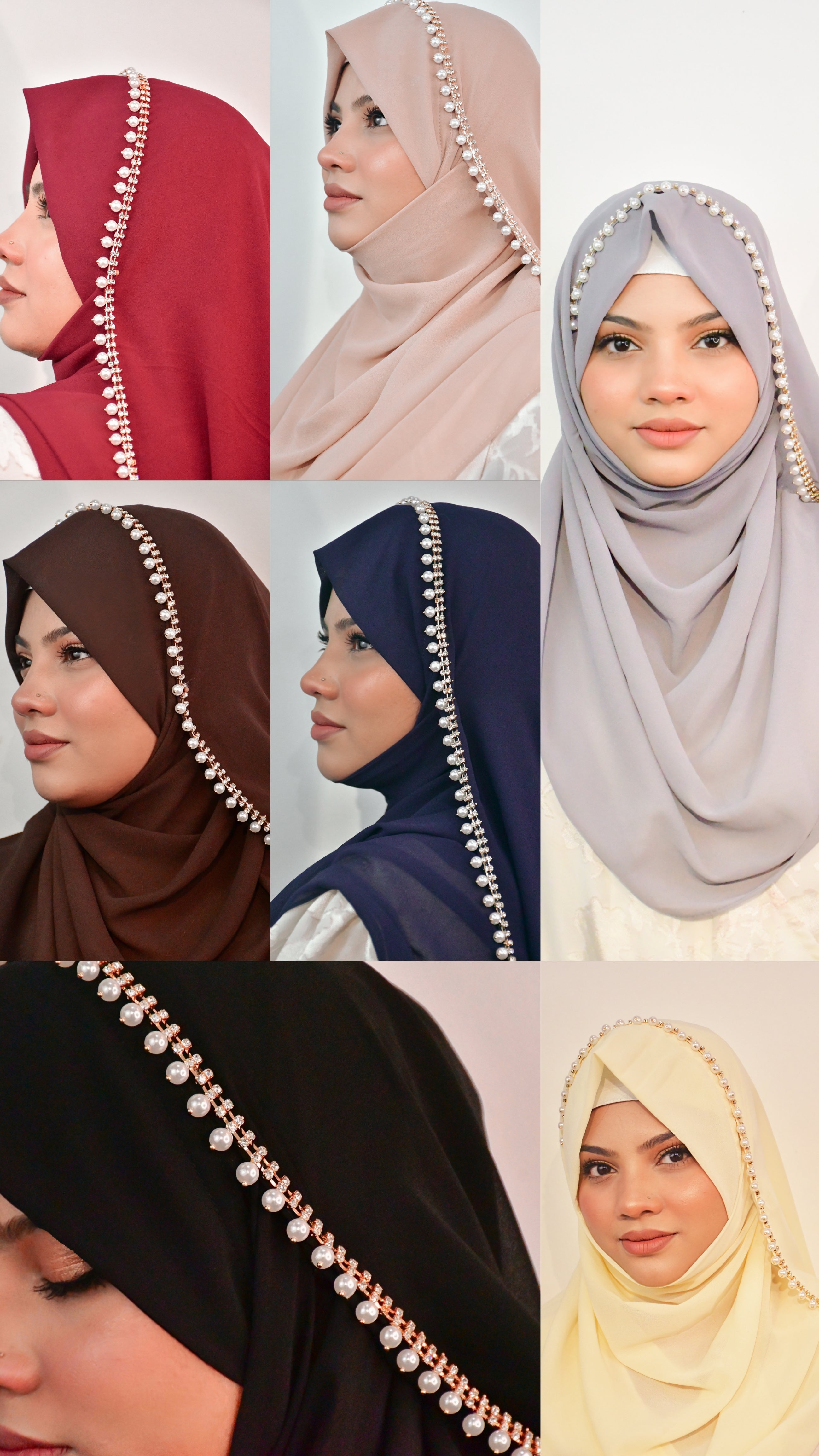 QAMAR INSTANT READY TO WEAR HIJAB MAKHNI STYLE COLLECTION