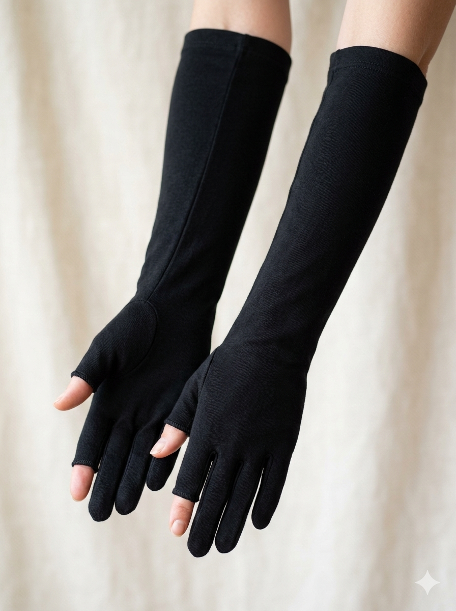 Finger Hole Gloves ( Typing Free Gloves )