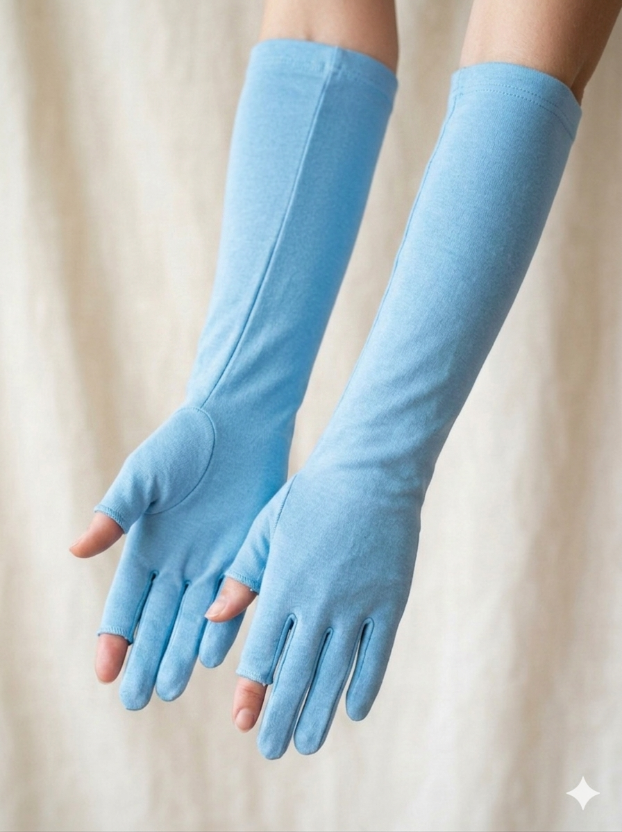 Finger Hole Gloves ( Typing Free Gloves )
