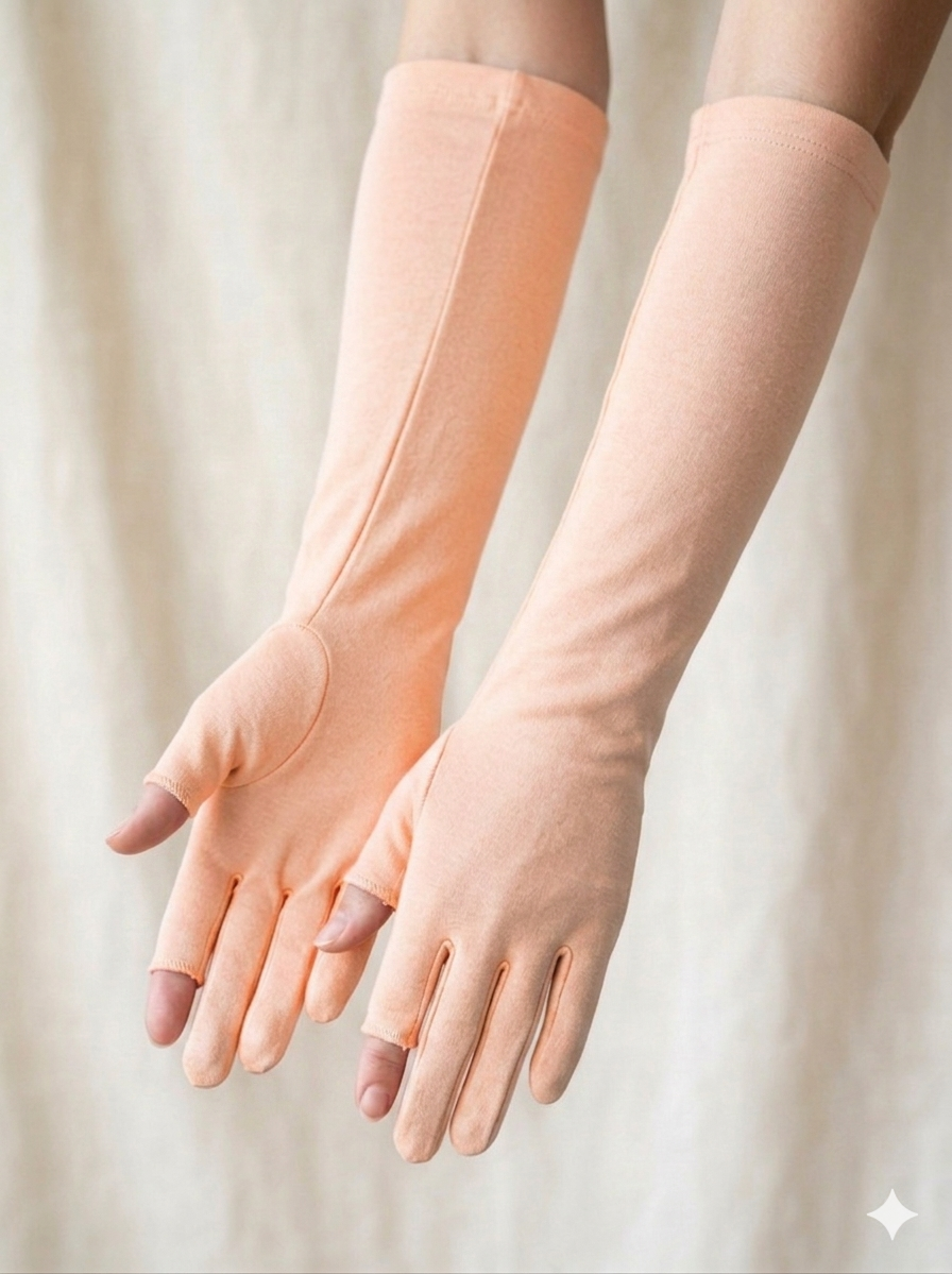 Finger Hole Gloves ( Typing Free Gloves )