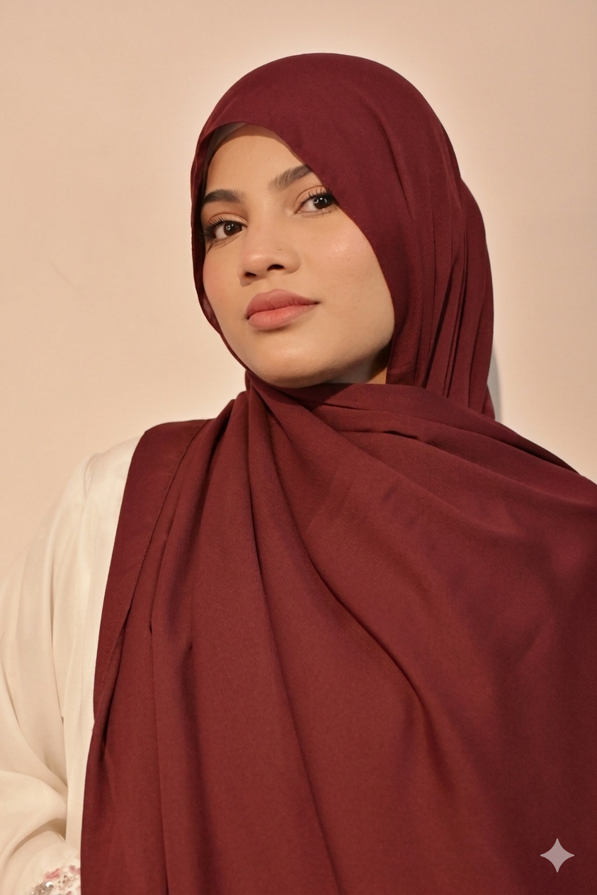 Lightweight Modal Cotton Hijabs – Breathable 2 Meter & Non-Sheer
