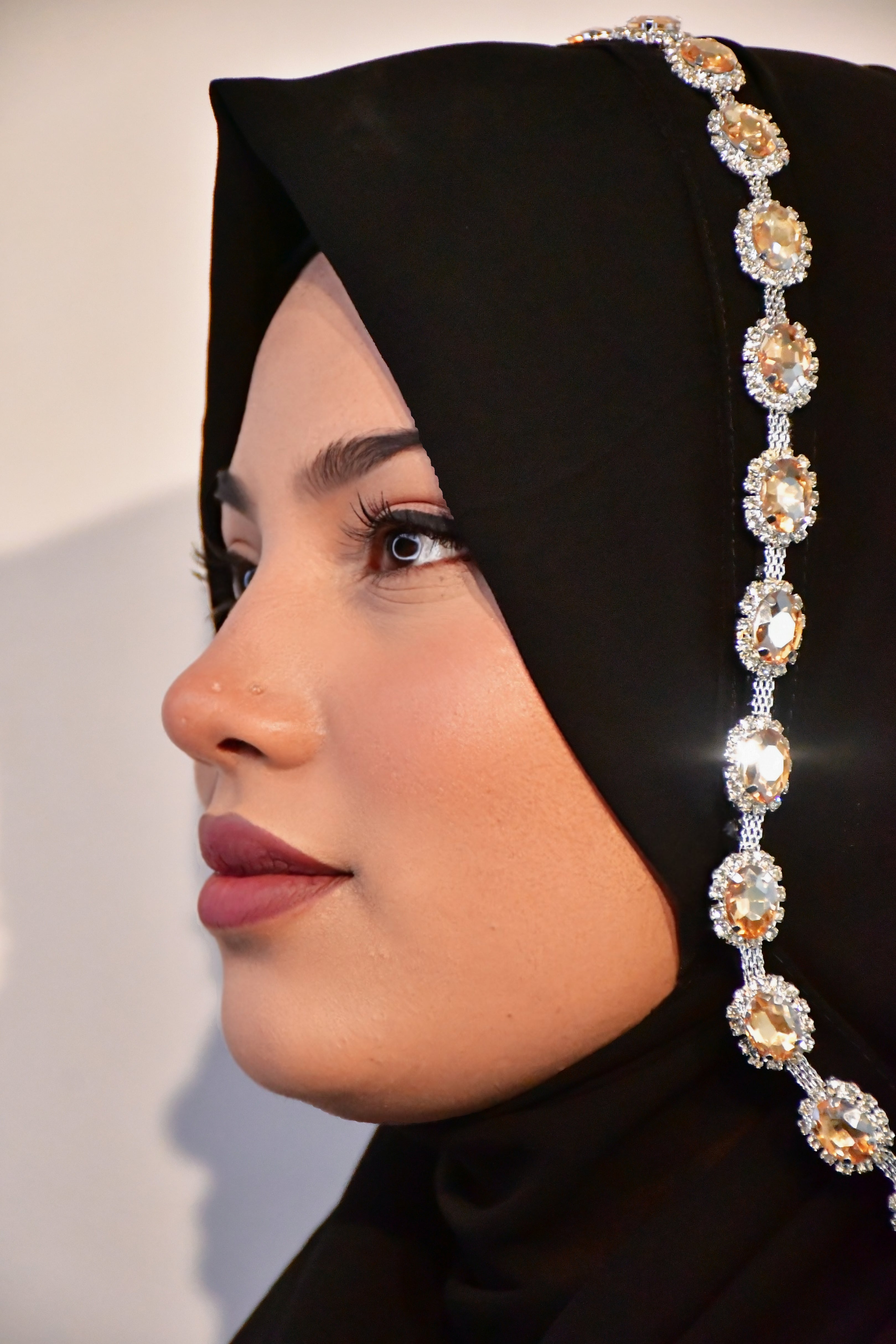 Instant - Ready To Wear/ Makhni Style Luxury Premium Diamond Hijab