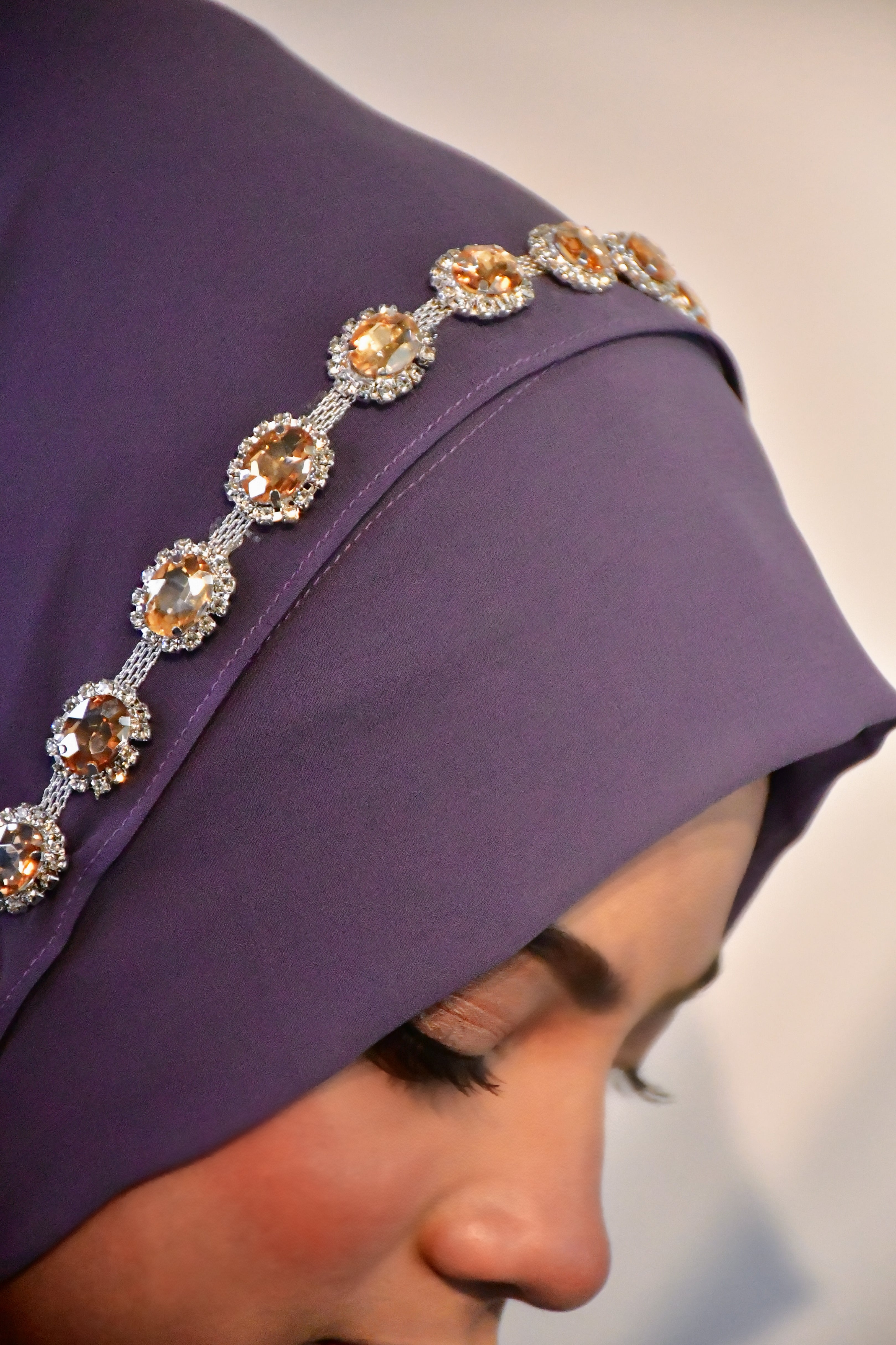 Instant - Ready To Wear/ Makhni Style Luxury Premium Diamond Hijab