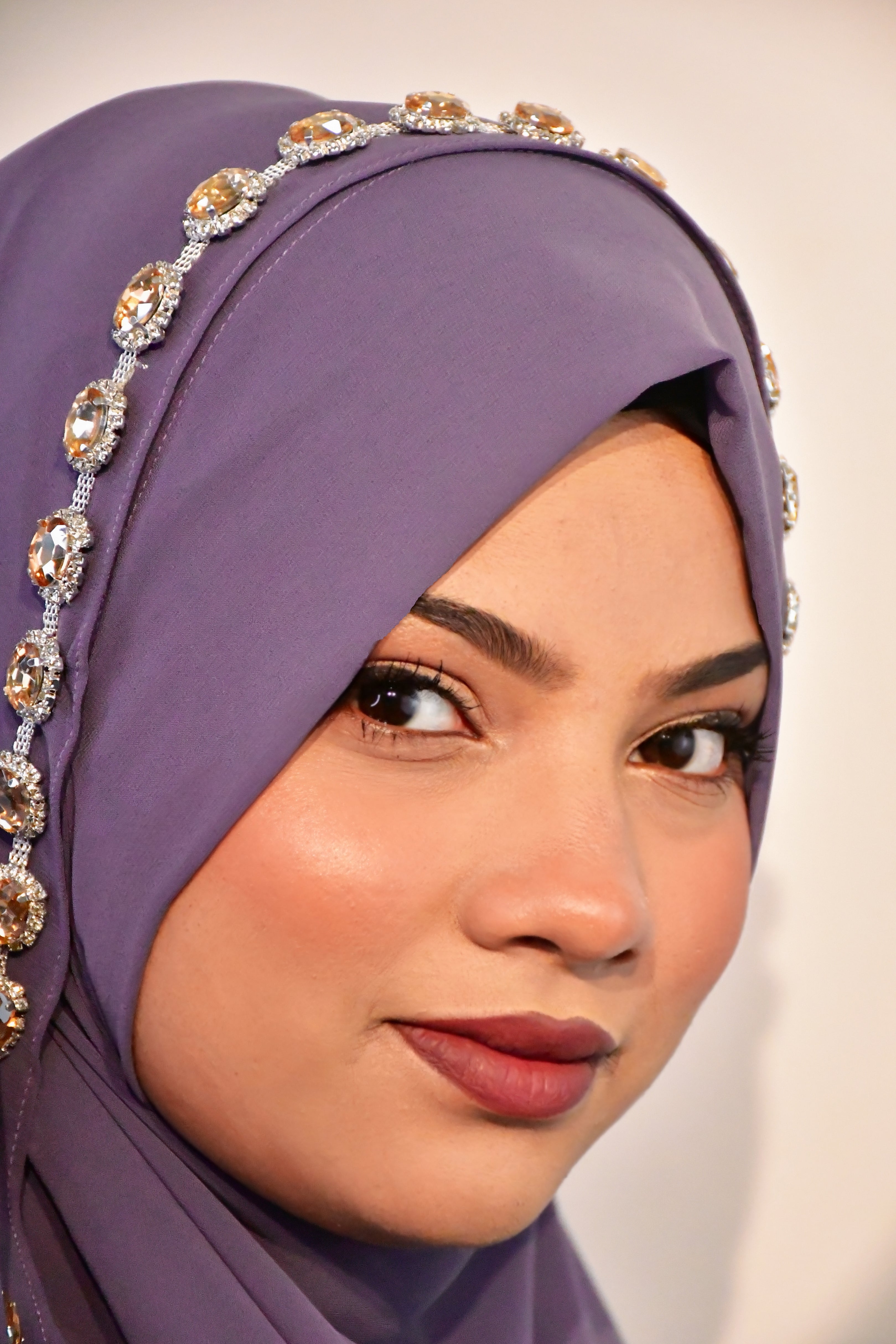 Instant - Ready To Wear/ Makhni Style Luxury Premium Diamond Hijab