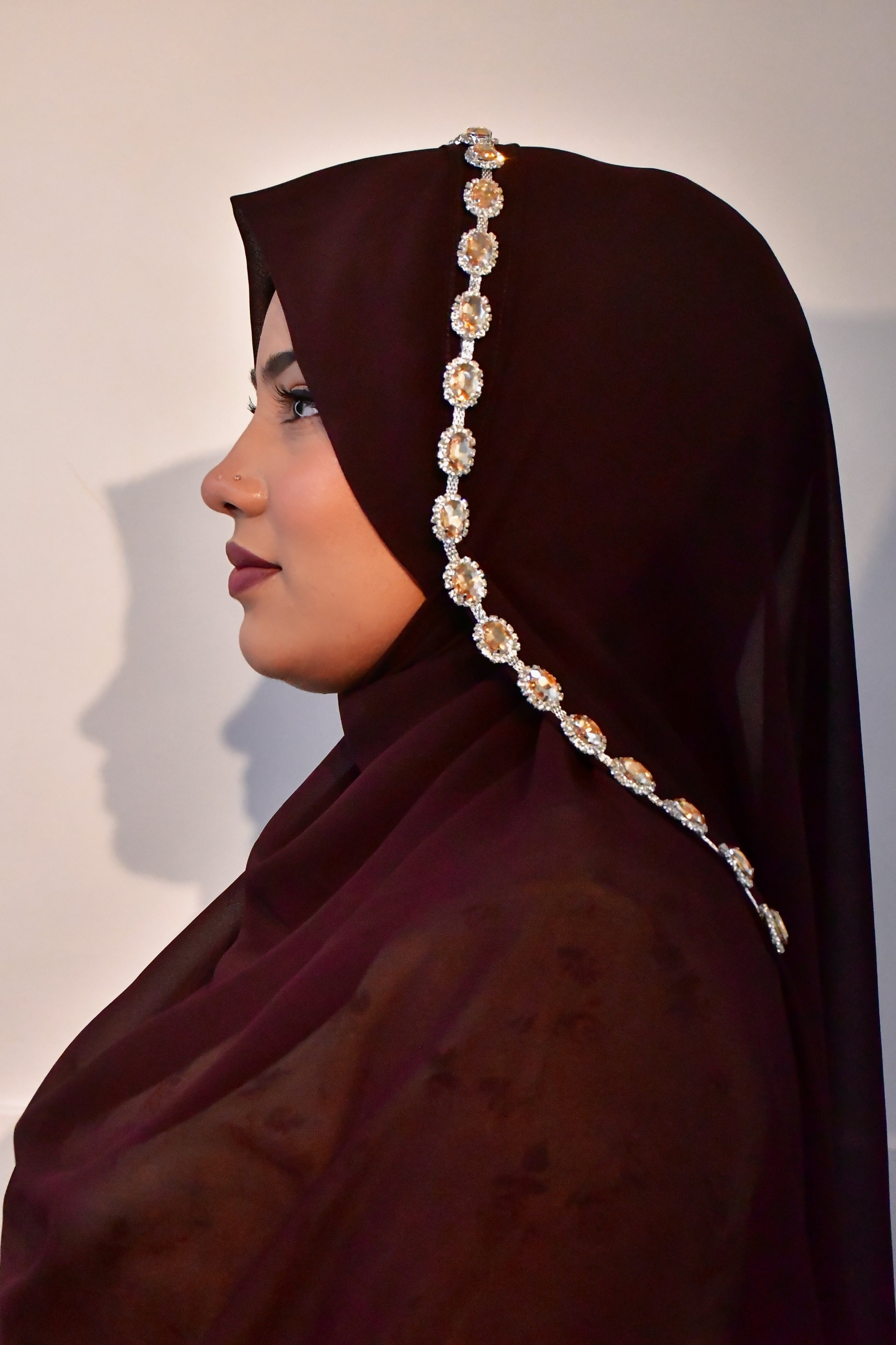 Instant - Ready To Wear/ Makhni Style Luxury Premium Diamond Hijab