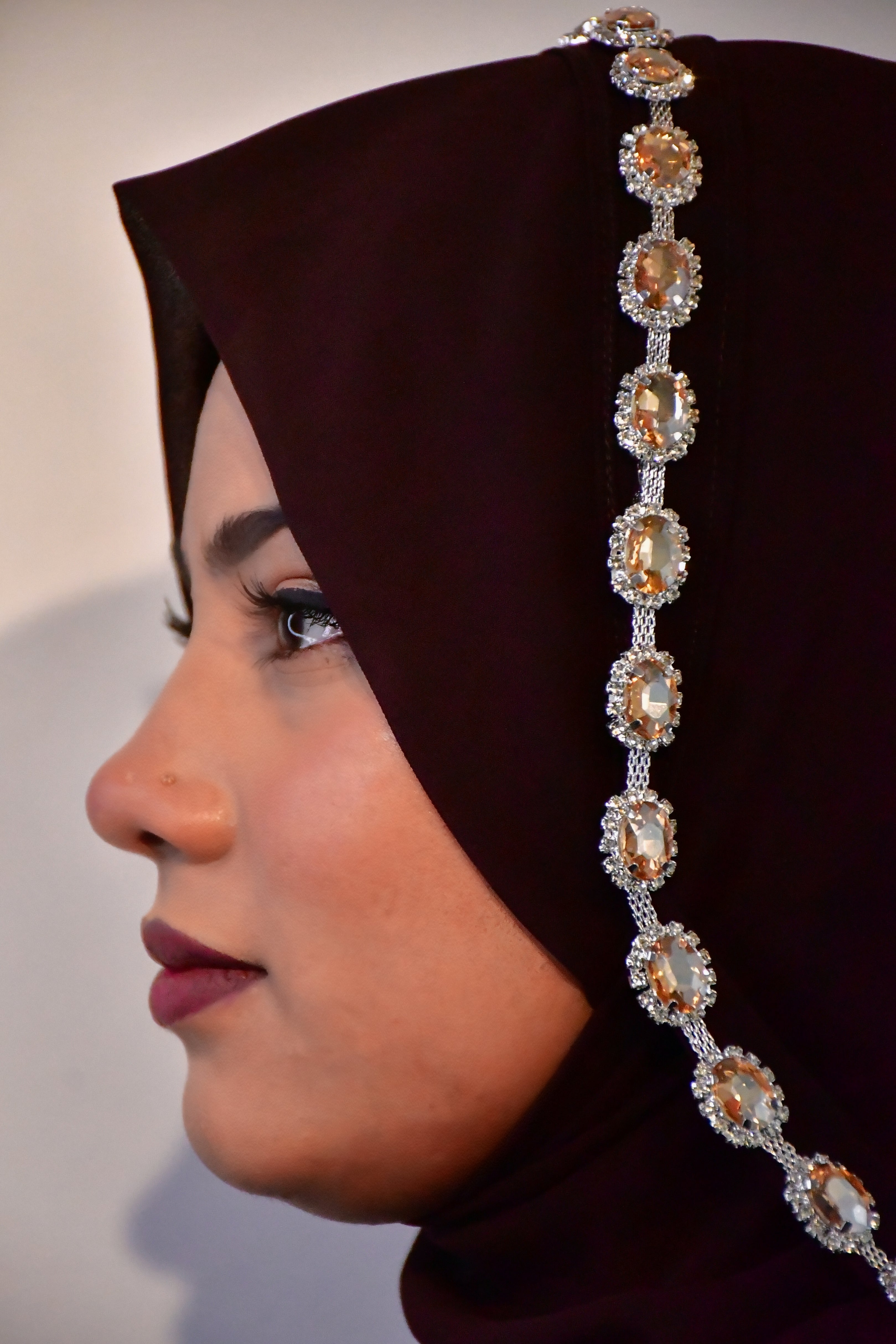 Instant - Ready To Wear/ Makhni Style Luxury Premium Diamond Hijab