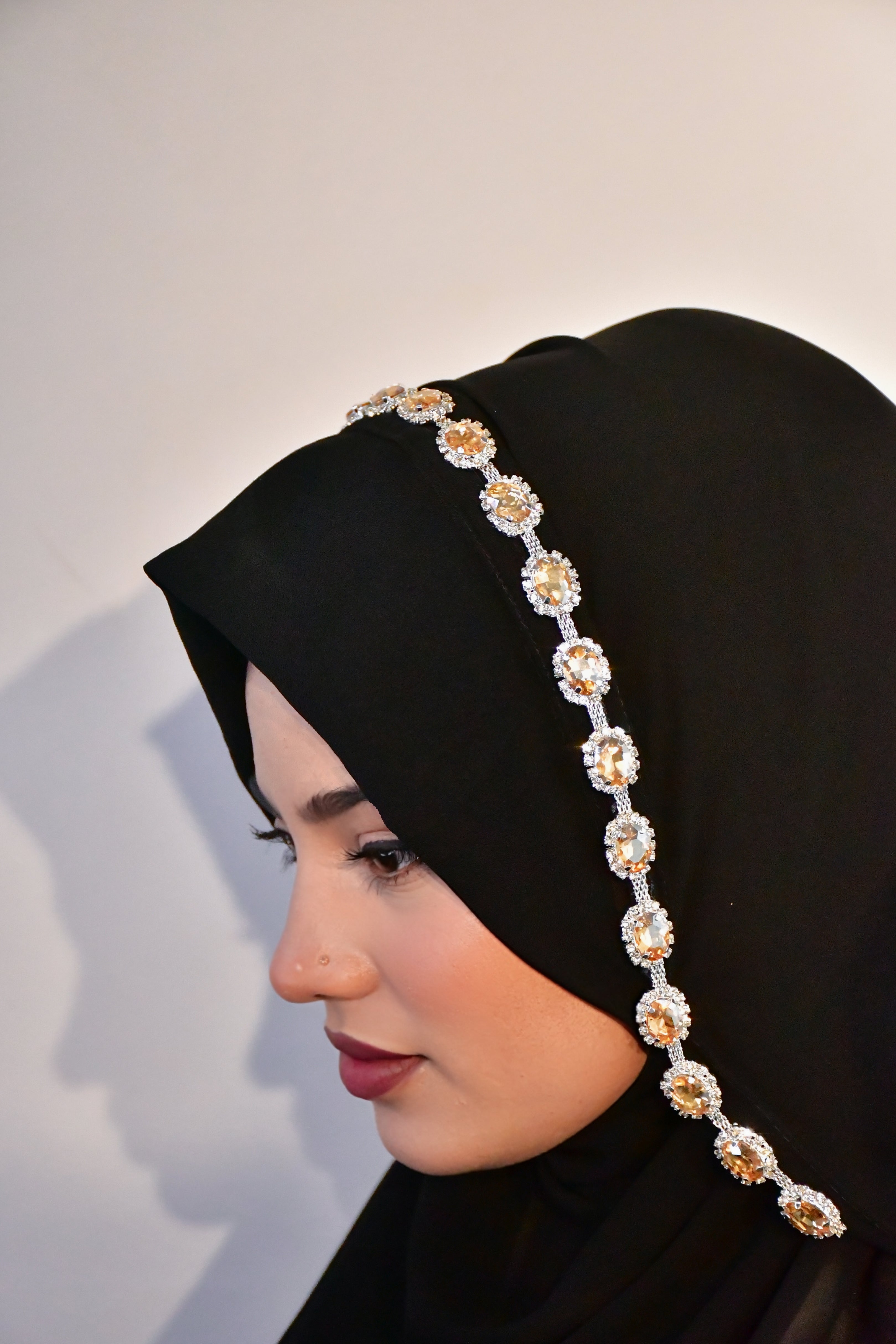 Instant - Ready To Wear/ Makhni Style Luxury Premium Diamond Hijab