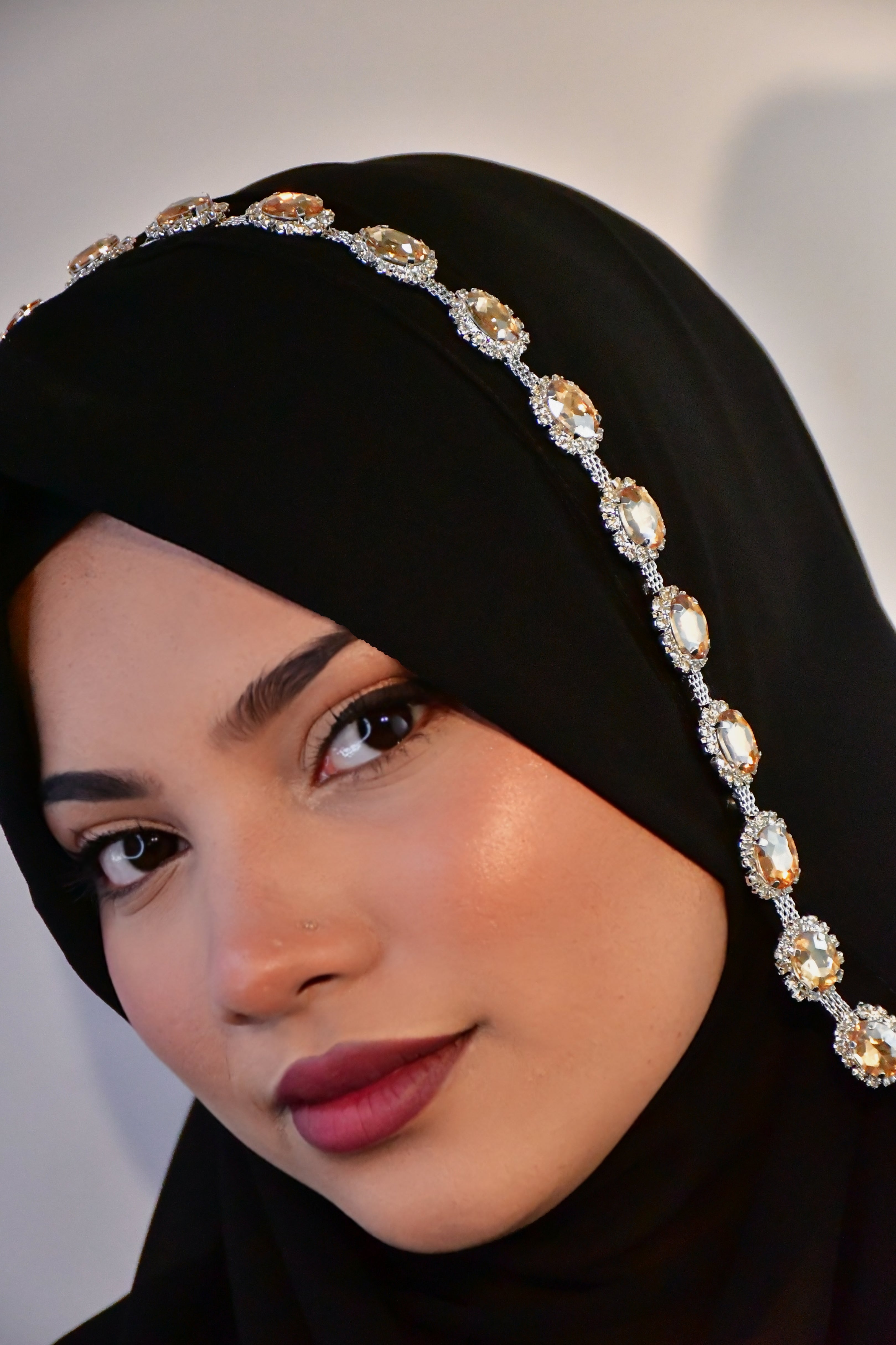 Instant - Ready To Wear/ Makhni Style Luxury Premium Diamond Hijab