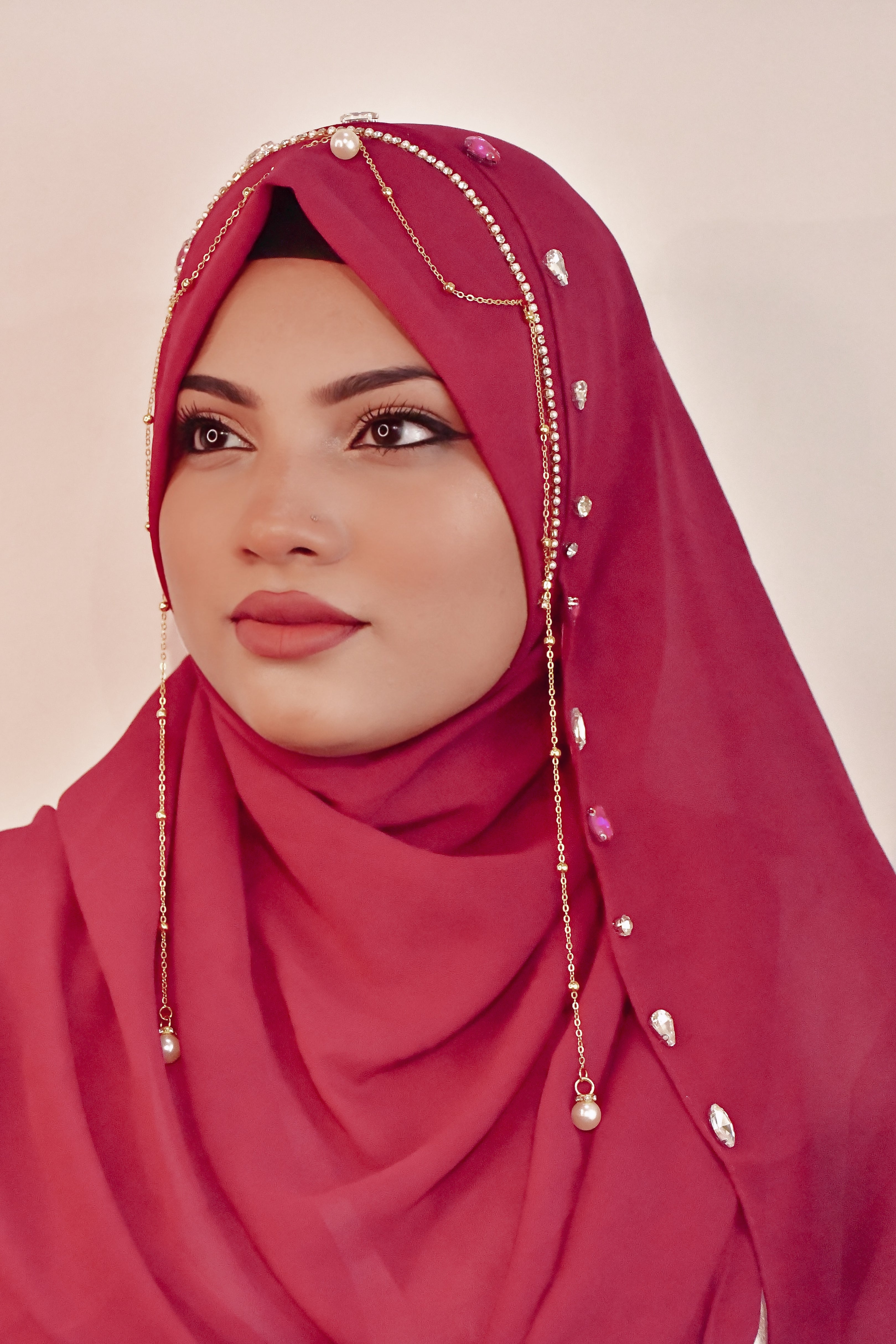 JHOOMAR LITE- INSTANT READY TO WEAR MAKHNI STYLE HIJAB