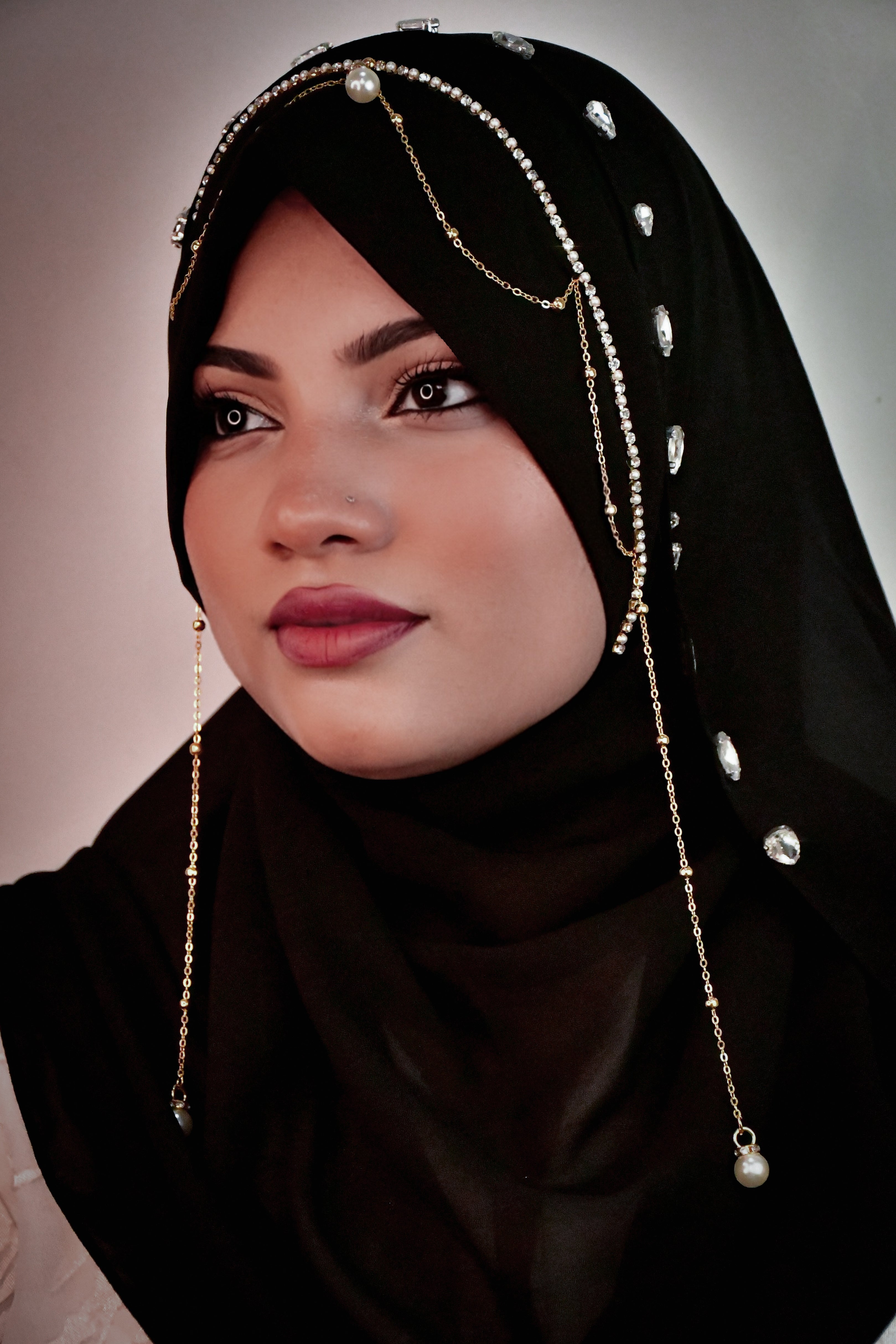 JHOOMAR LITE- INSTANT READY TO WEAR MAKHNI STYLE HIJAB