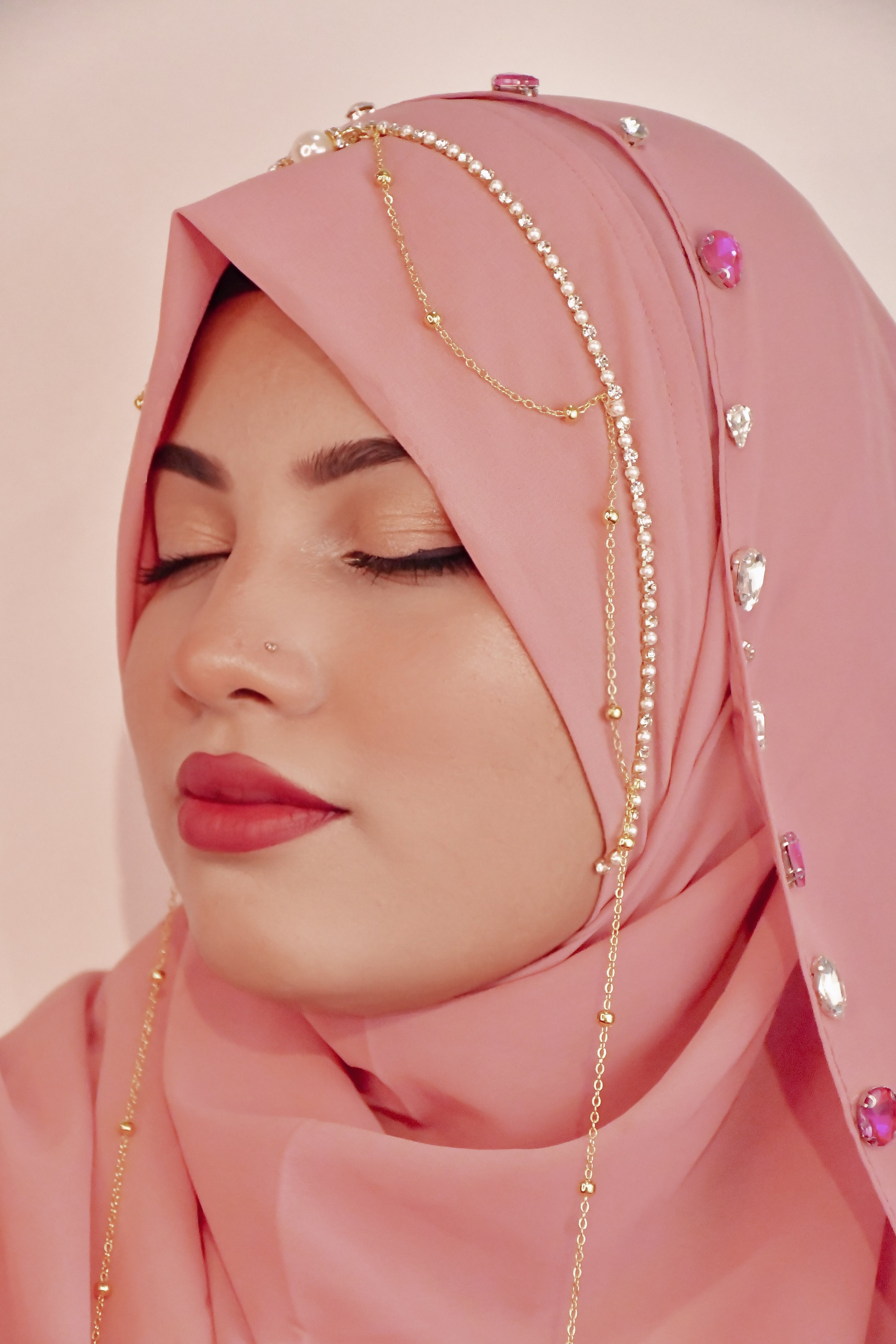 JHOOMAR LITE- INSTANT READY TO WEAR MAKHNI STYLE HIJAB