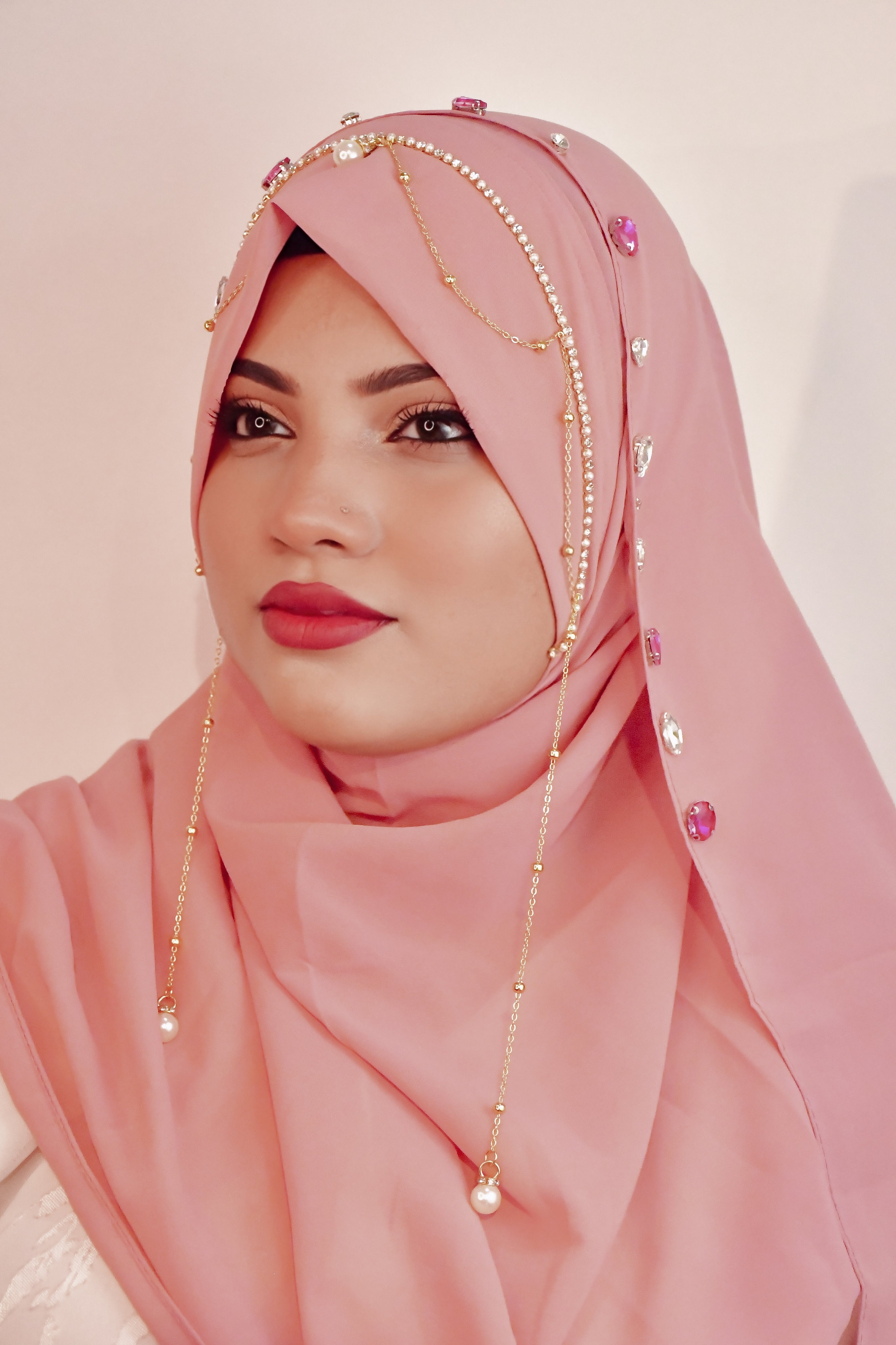 JHOOMAR LITE- INSTANT READY TO WEAR MAKHNI STYLE HIJAB