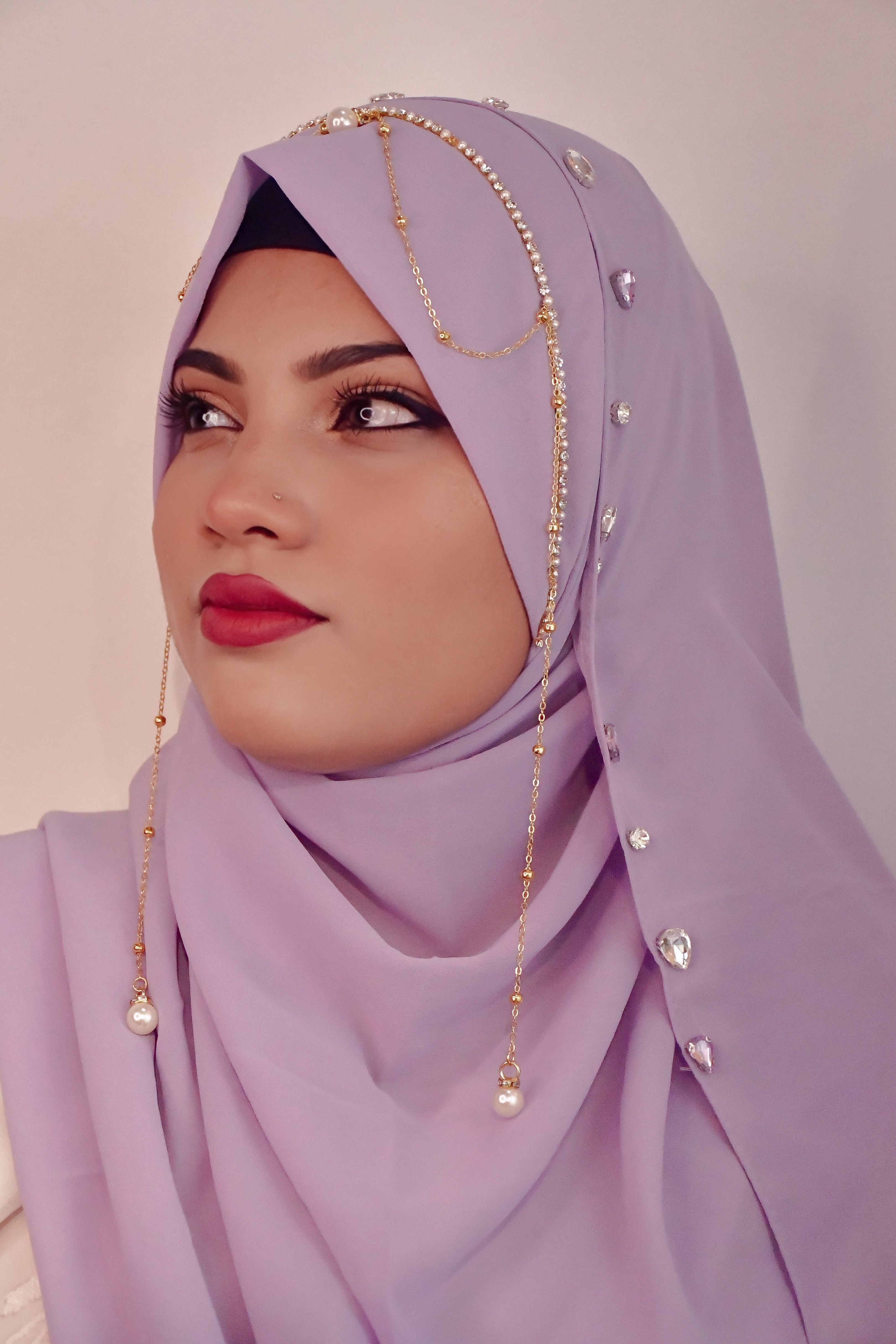 JHOOMAR LITE- INSTANT READY TO WEAR MAKHNI STYLE HIJAB
