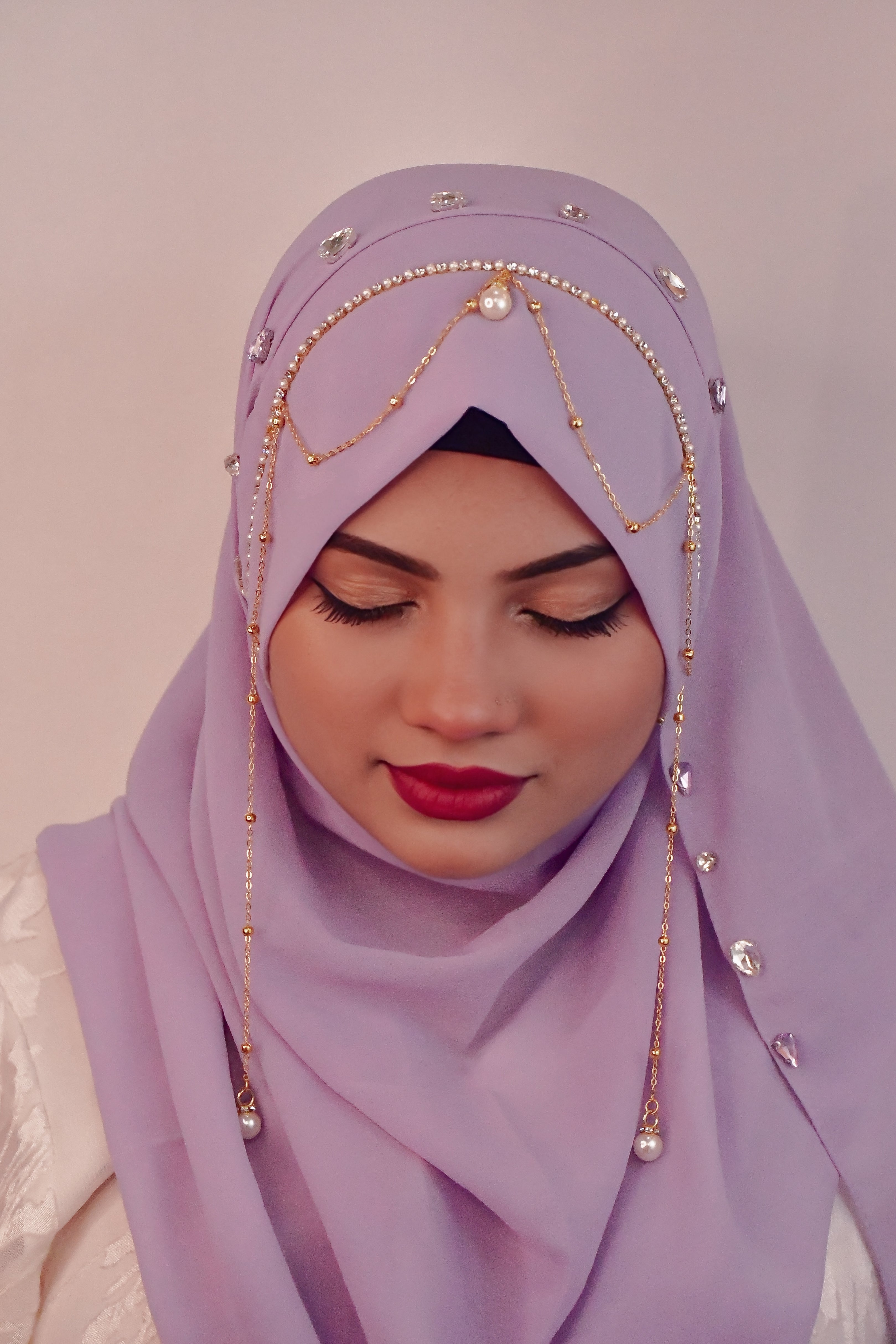 JHOOMAR LITE- INSTANT READY TO WEAR MAKHNI STYLE HIJAB