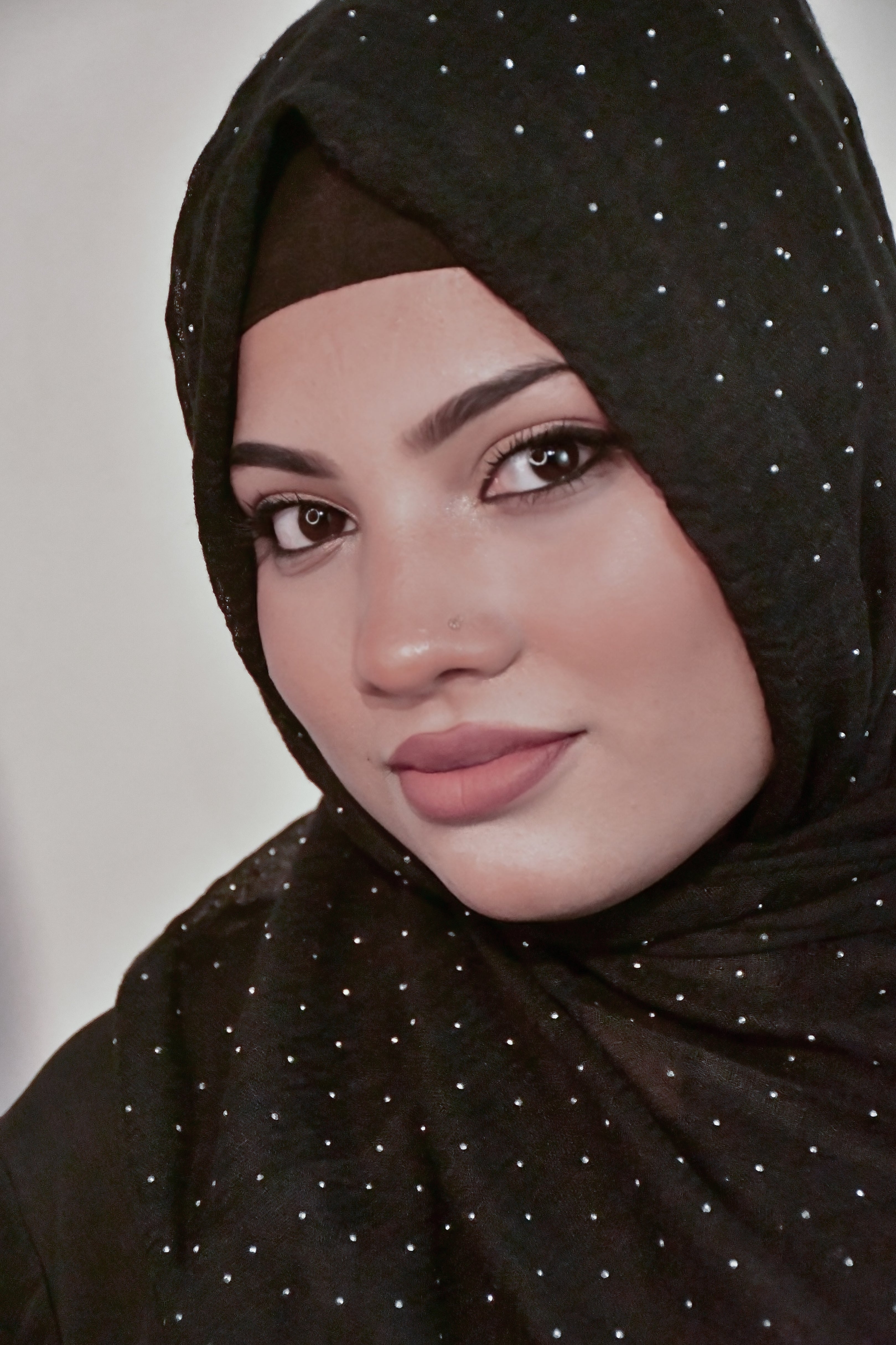 Rhinestone Diamond Soft Crinkle Cotton