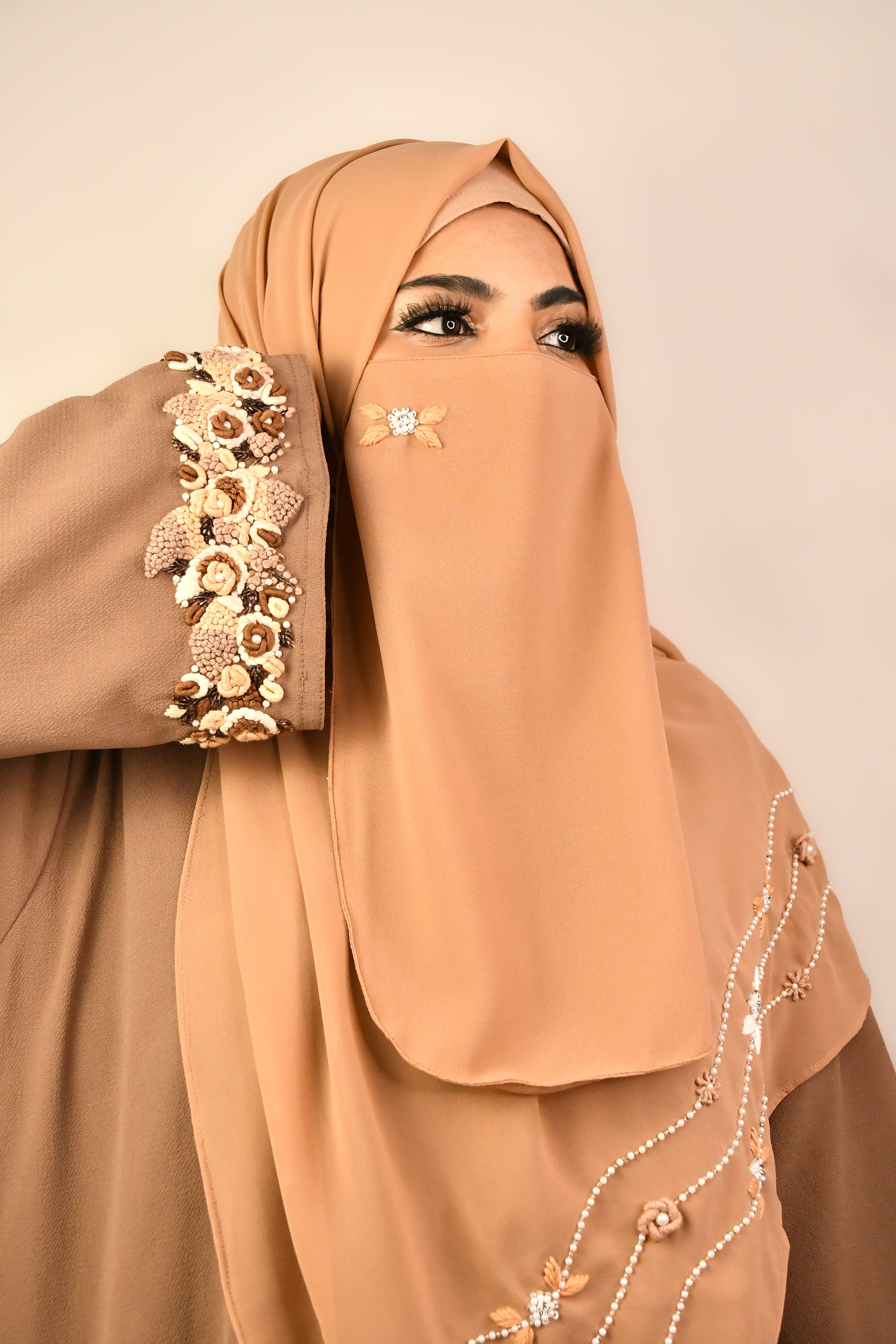 Luxury Premium Malaysian Chiffon Hijab With Naqab