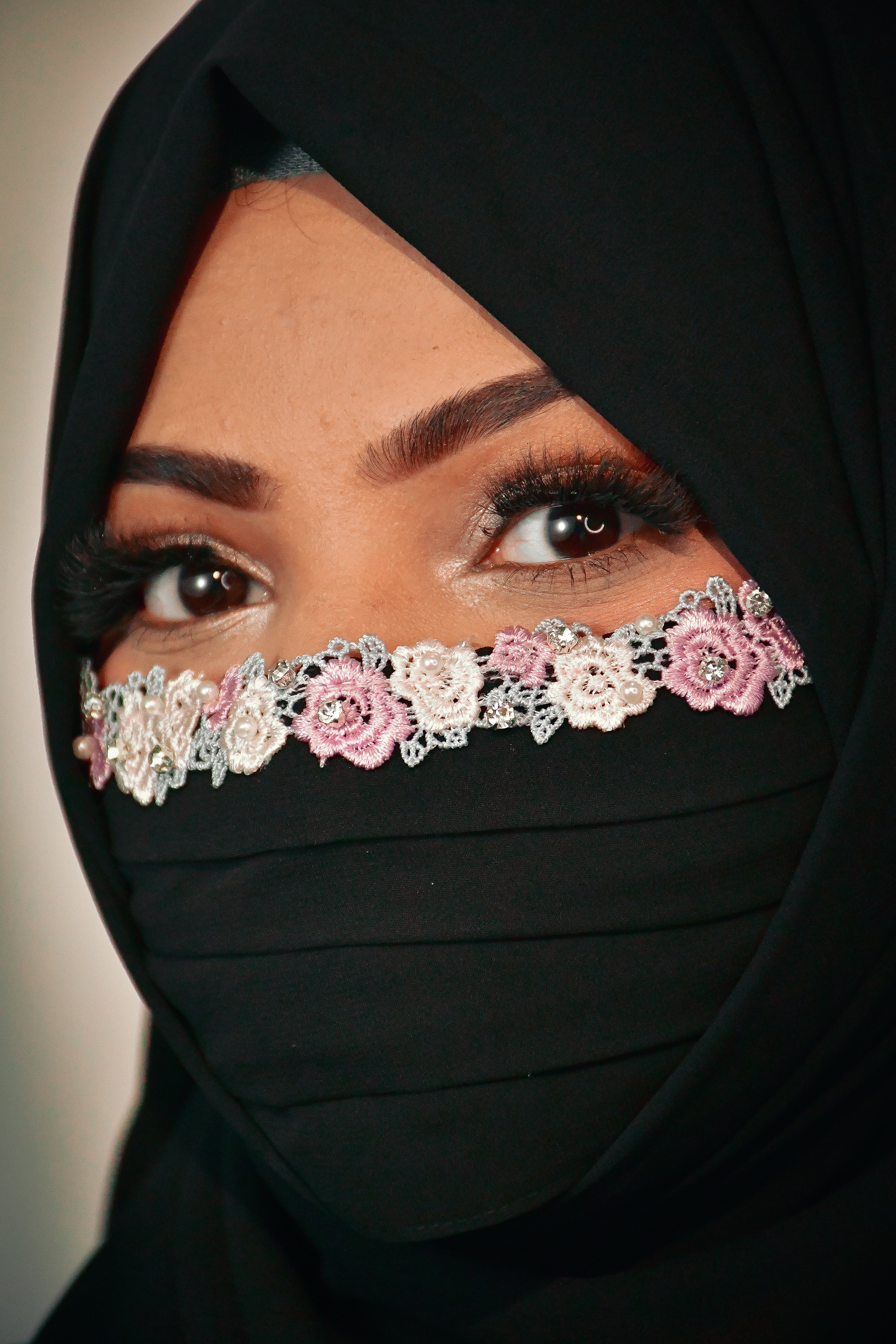Lace Premium Hijab Friendly Mask
