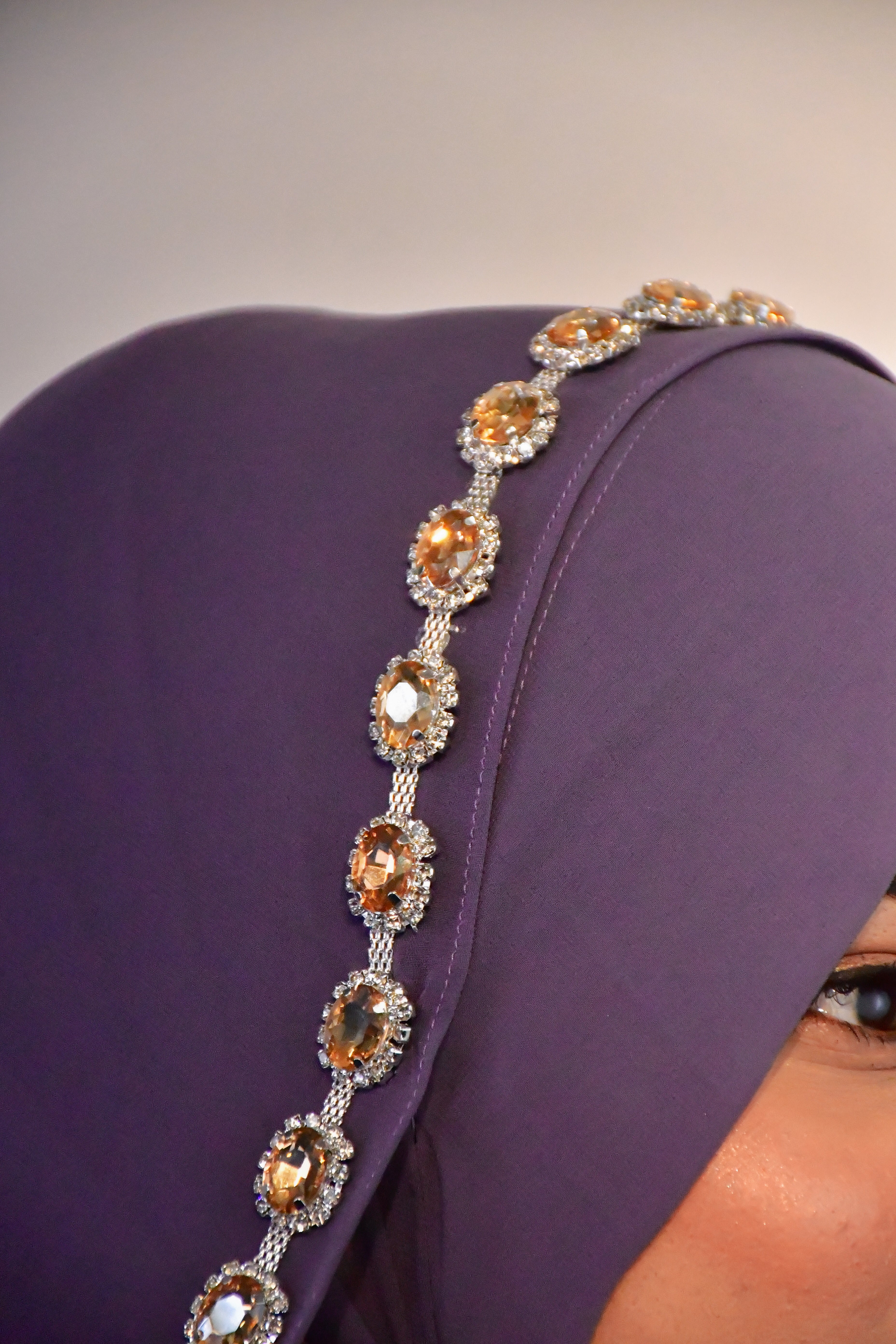 Instant - Ready To Wear/ Makhni Style Luxury Premium Diamond Hijab