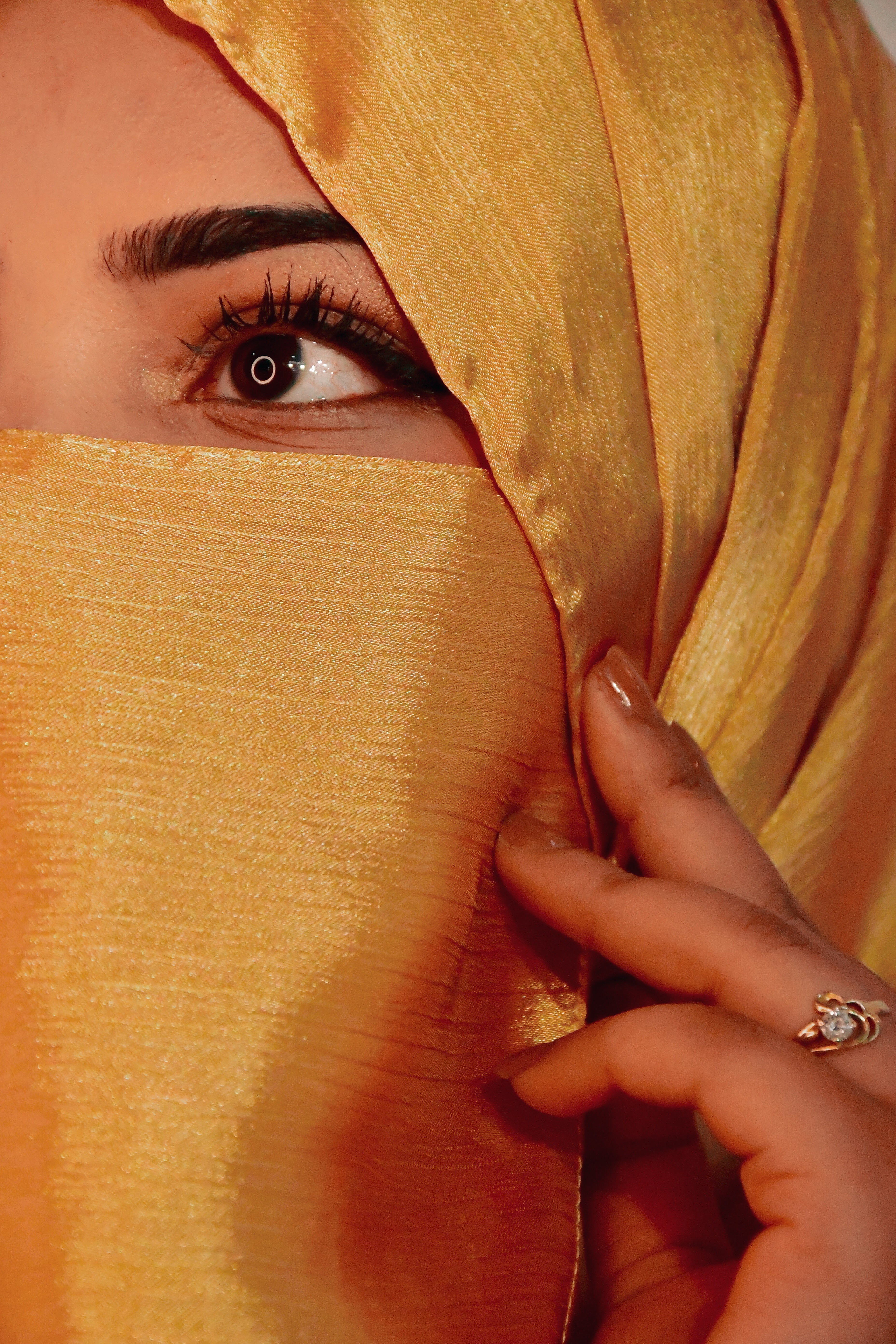 Premium Munna Satin Hijab And Niqab