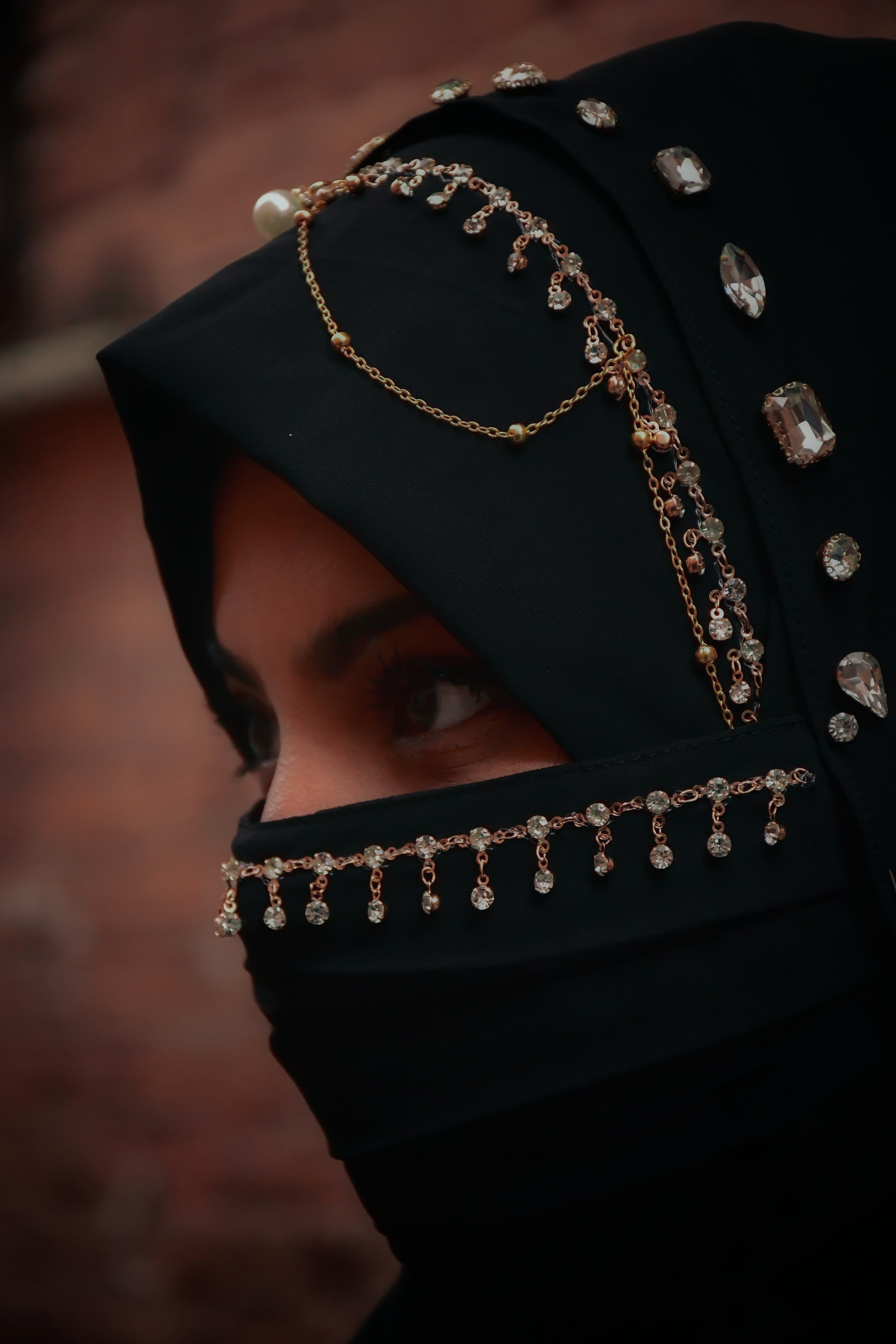 Jhoomar Lace Premium Hijab Friendly Mask