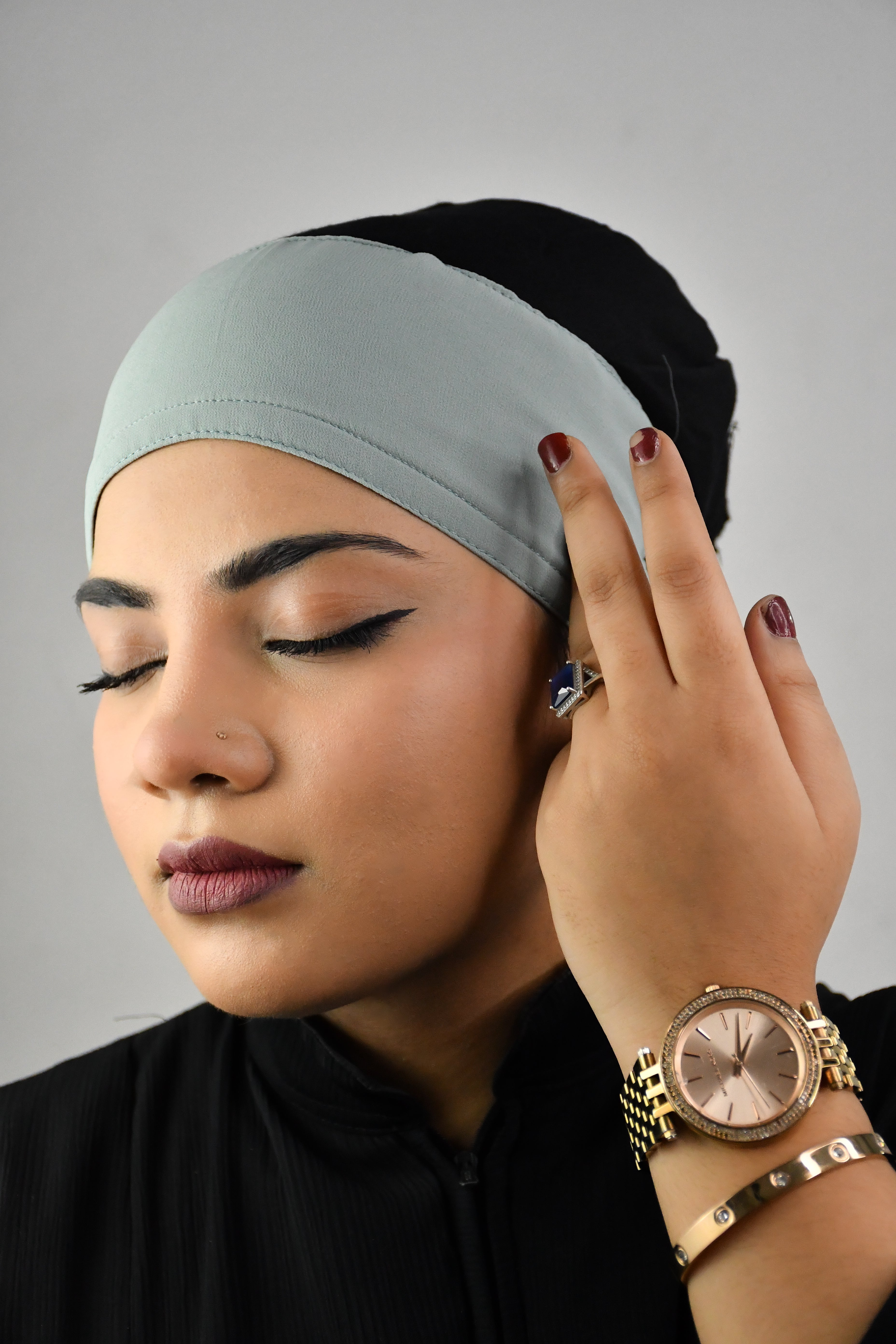 Cotton Bonnet Tie Back Hijab Cap