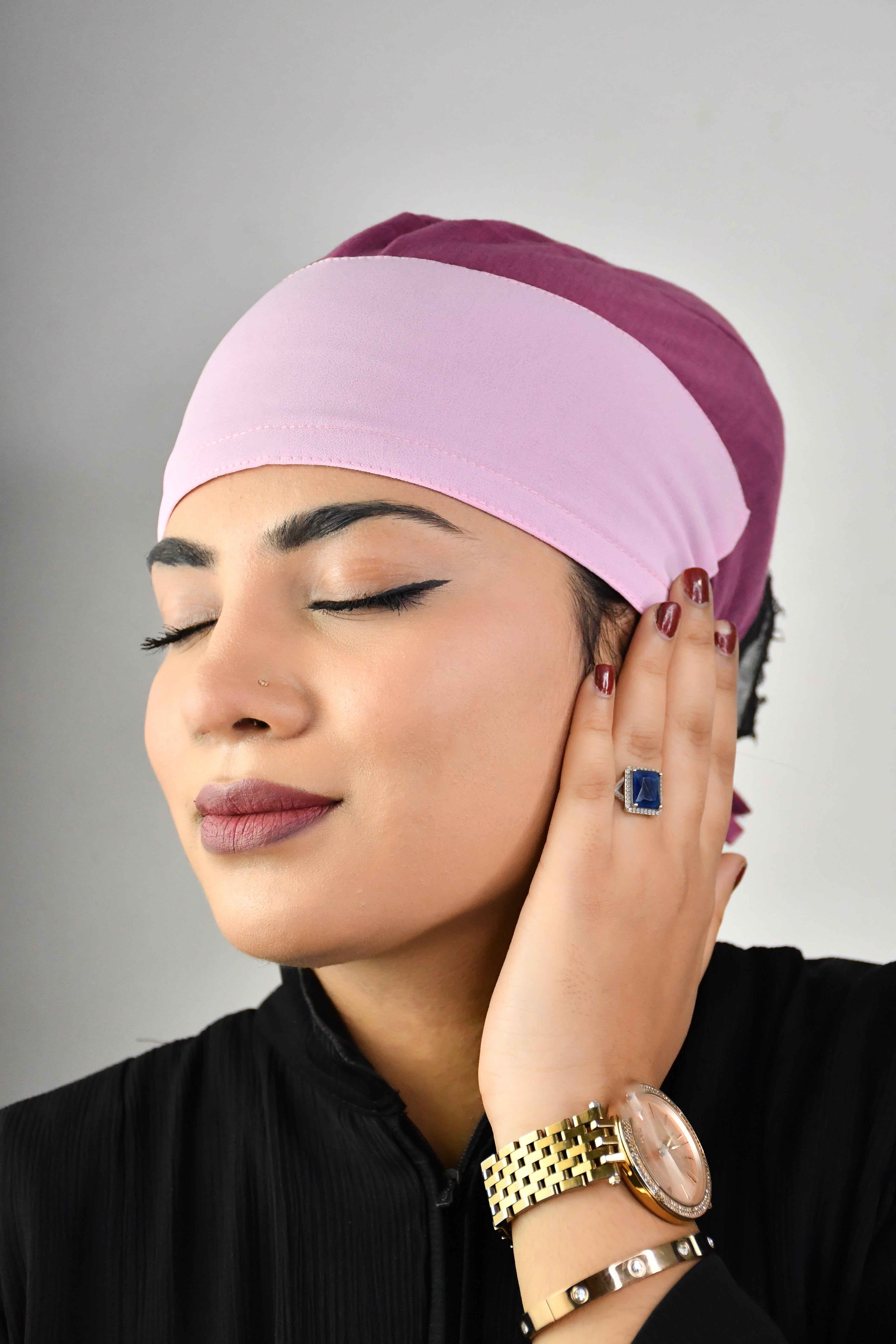 Cotton Bonnet Tie Back Hijab Cap