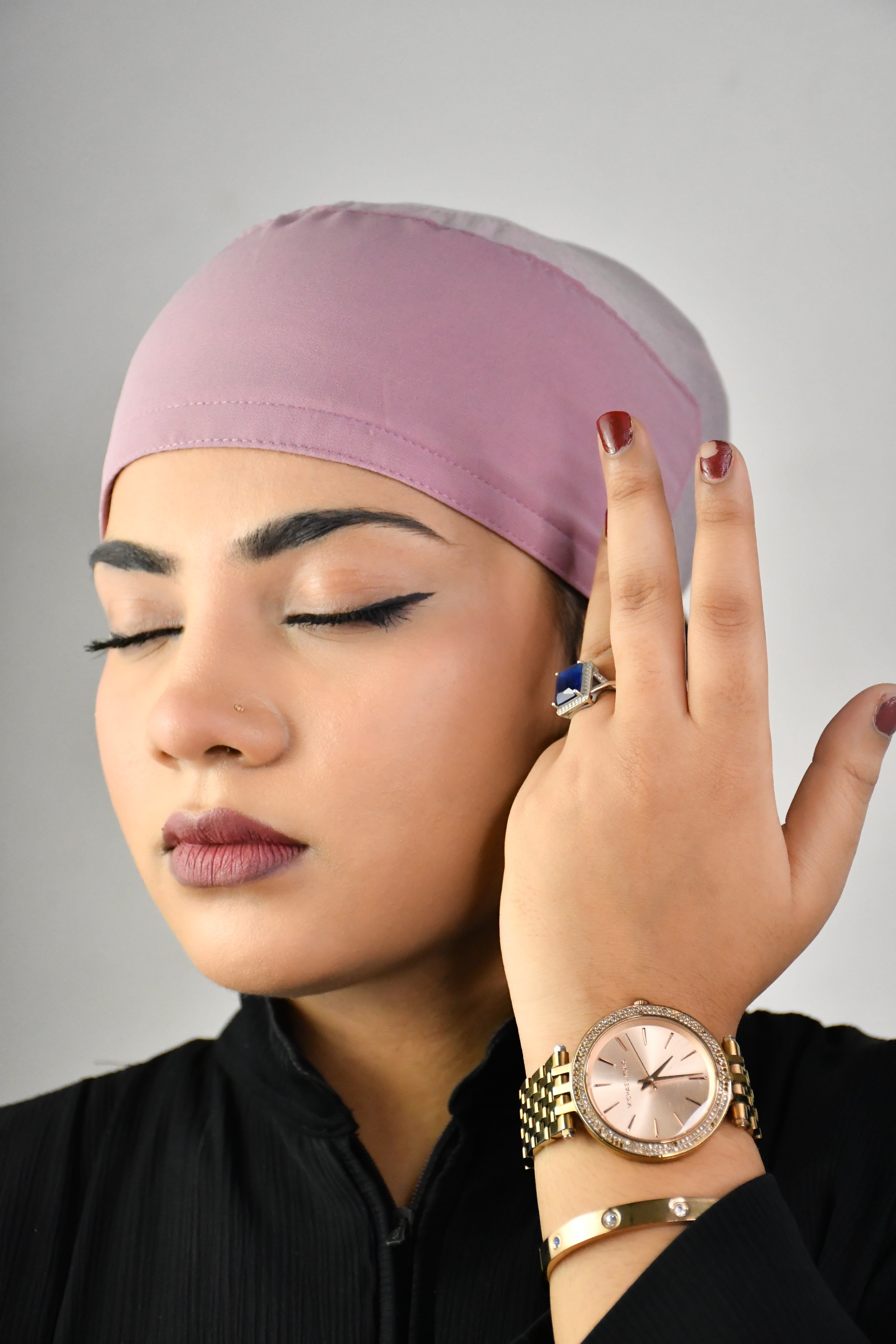 Cotton Bonnet Tie Back Hijab Cap