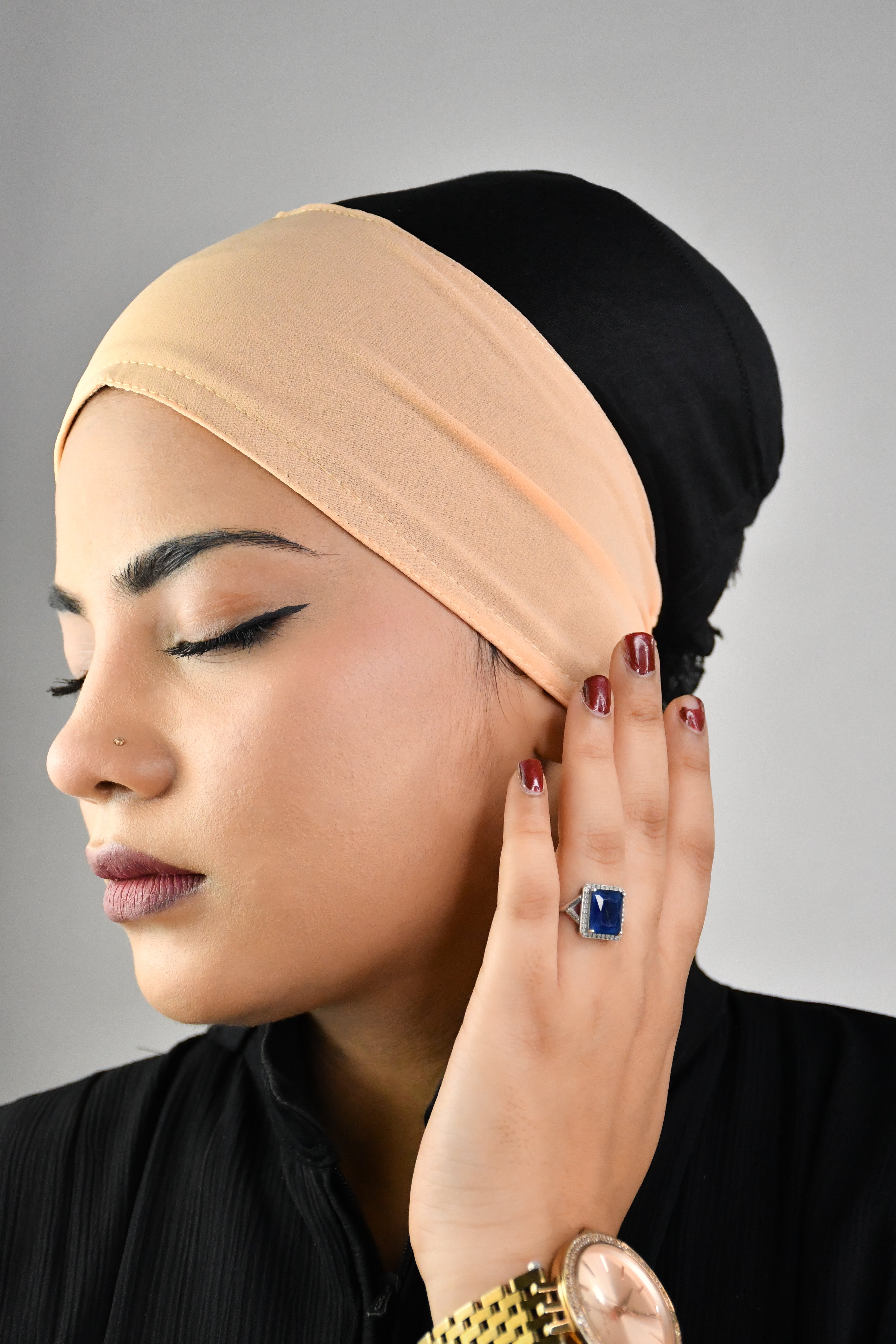 Cotton Bonnet Tie Back Hijab Cap