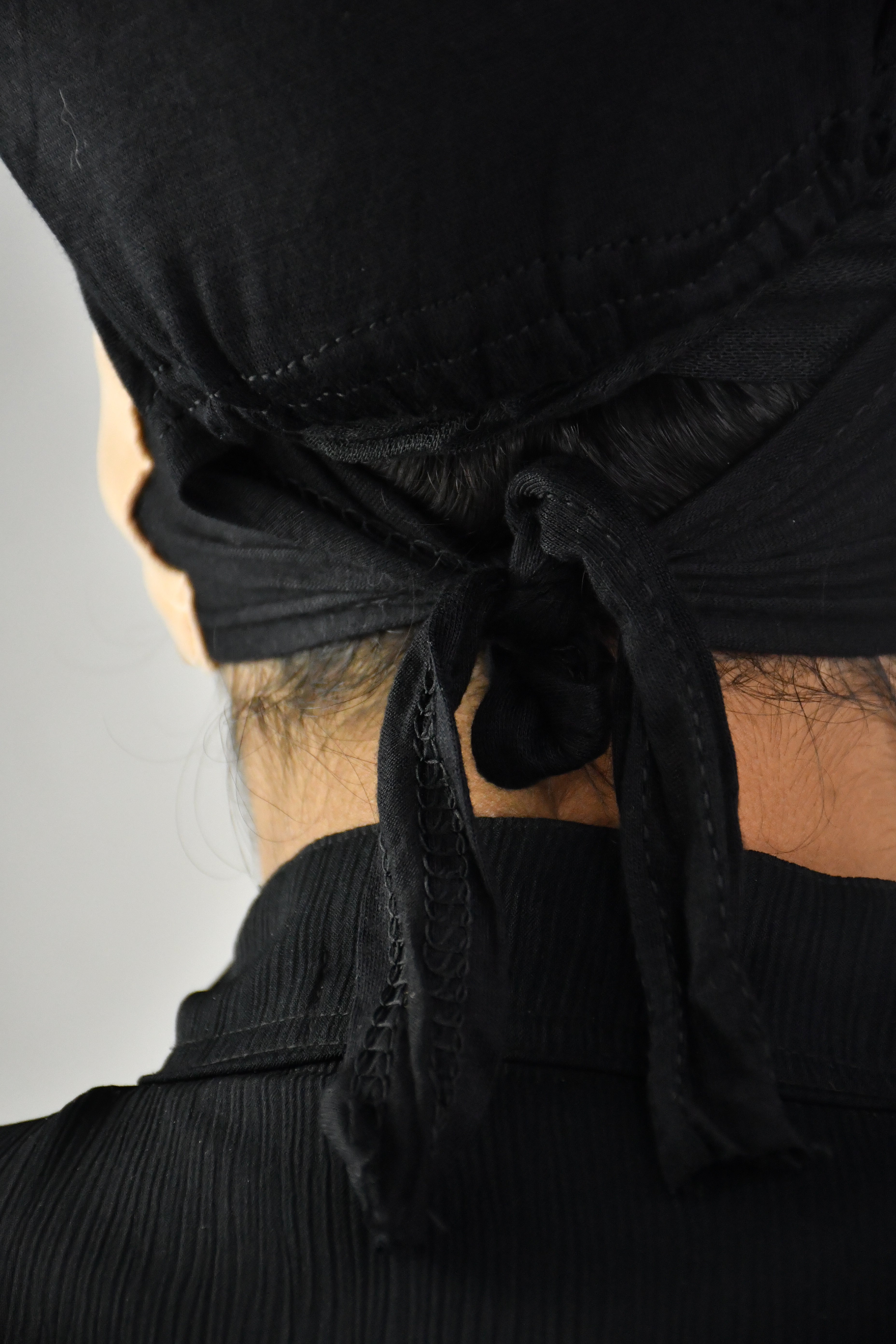 Cotton Bonnet Tie Back Hijab Cap