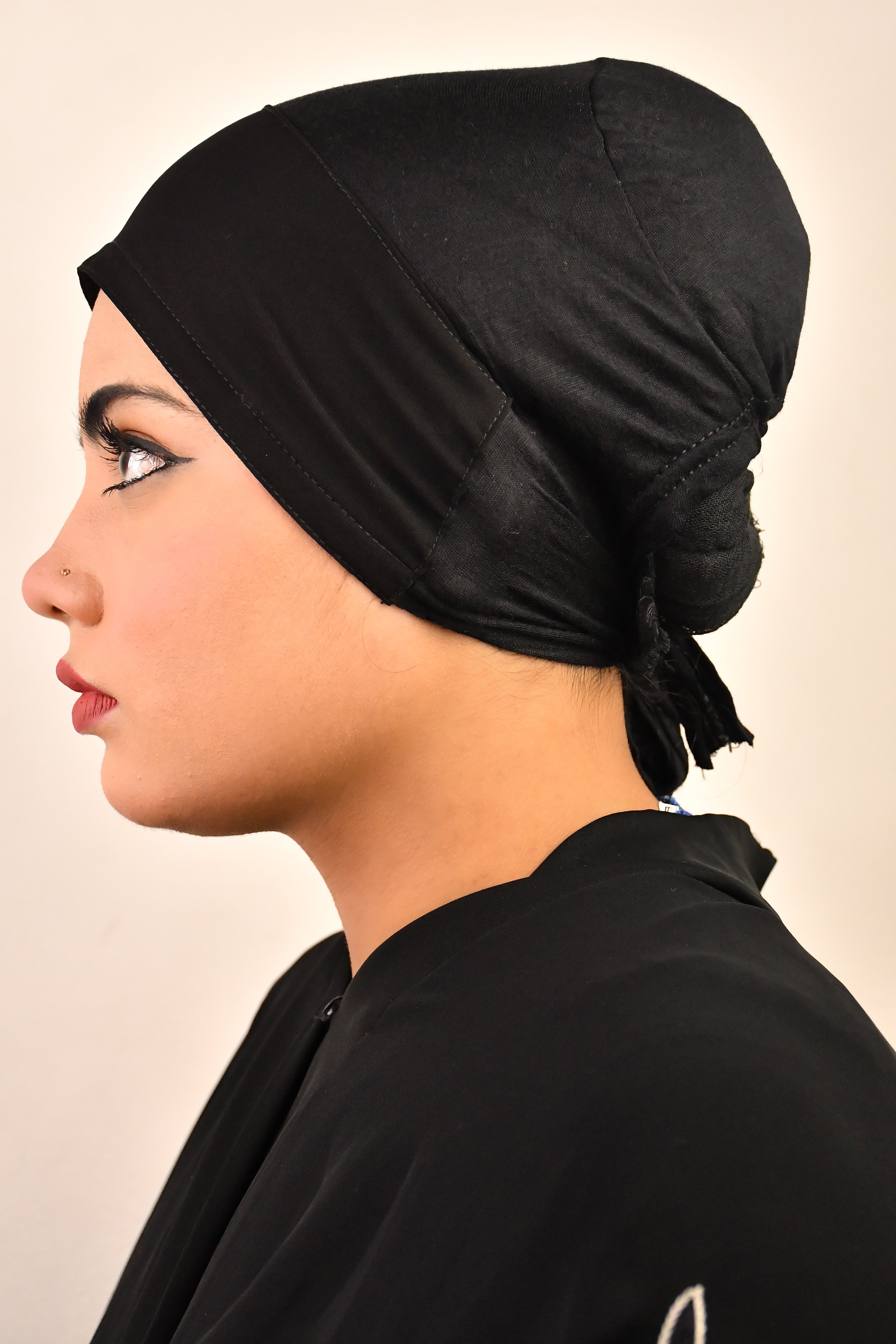 Cotton Bonnet Tie Back Hijab Cap