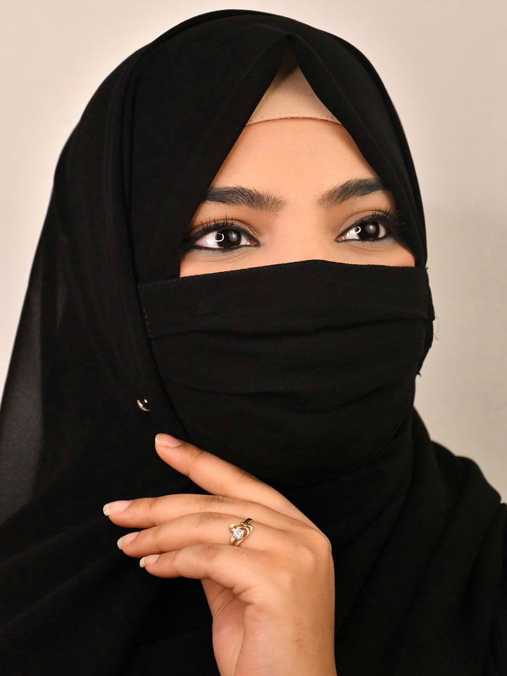 Plain Premium Hijab Friendly Mask