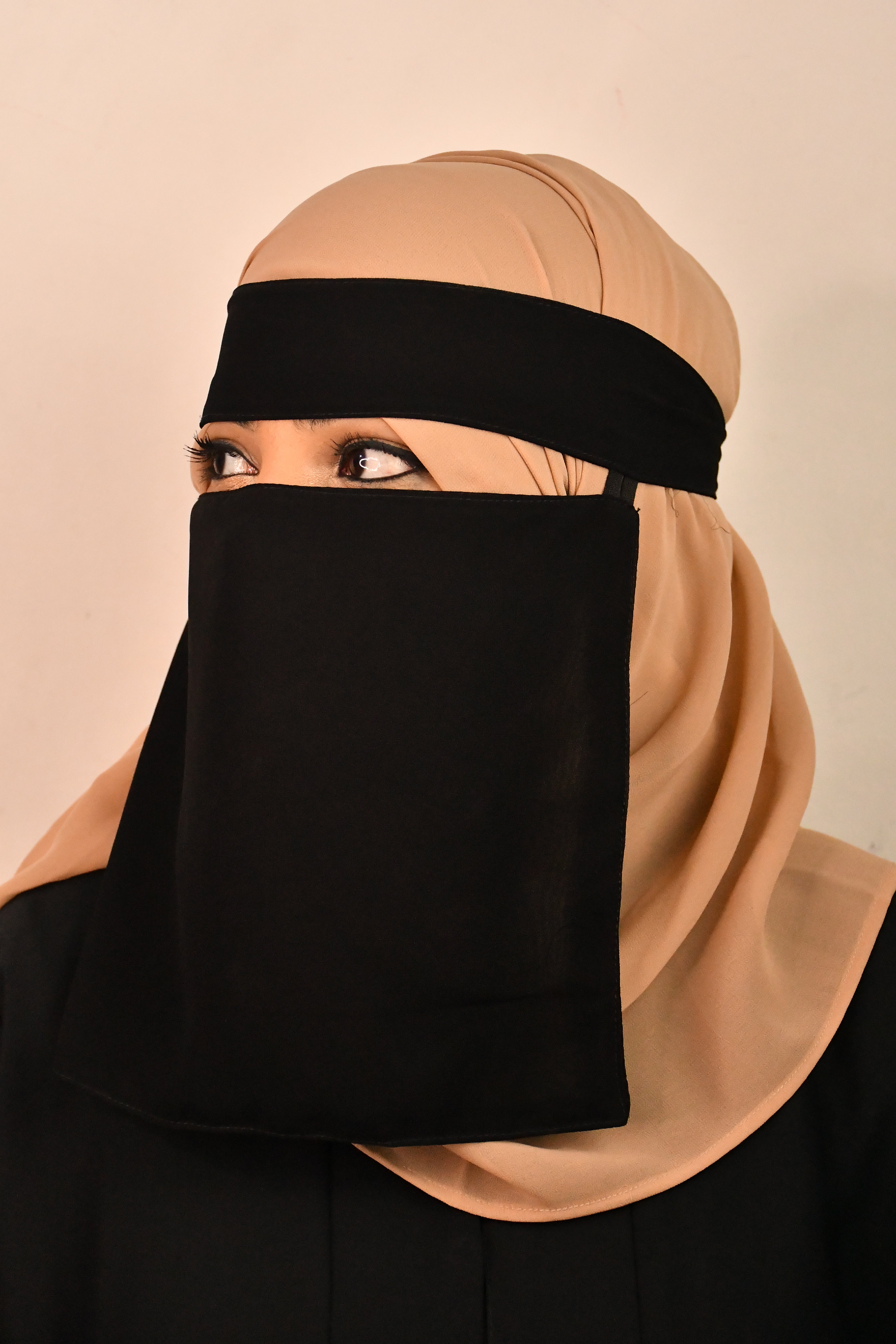 Daily Wear Plain Short Saudi Imported Niqab