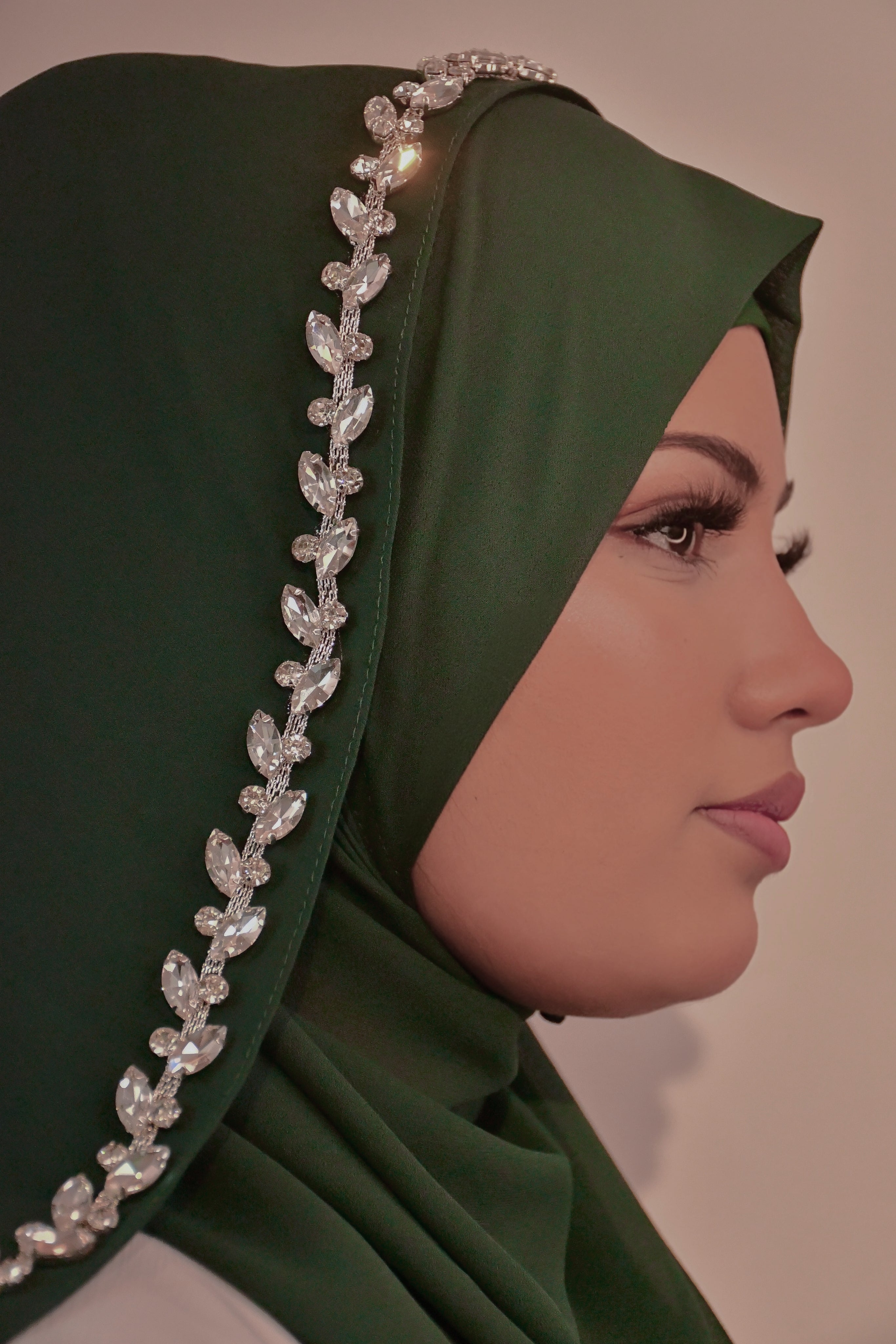 Instant - Ready To Wear/ Makhni Style Luxury Premium Handwork Hijab