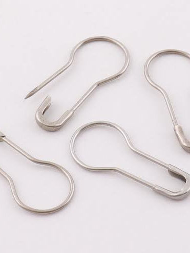 Pear Shaped Hijab Friendly Safety Pins ( Pack Of 6 )