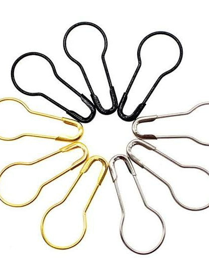 Pear Shaped Hijab Friendly Safety Pins ( Pack Of 6 )