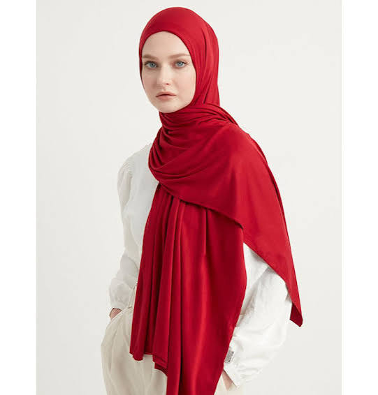 Bamboo Light Beige Jersey Hijab (NO PINS REQUIRED)