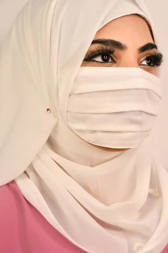 Plain Premium Hijab Friendly Mask