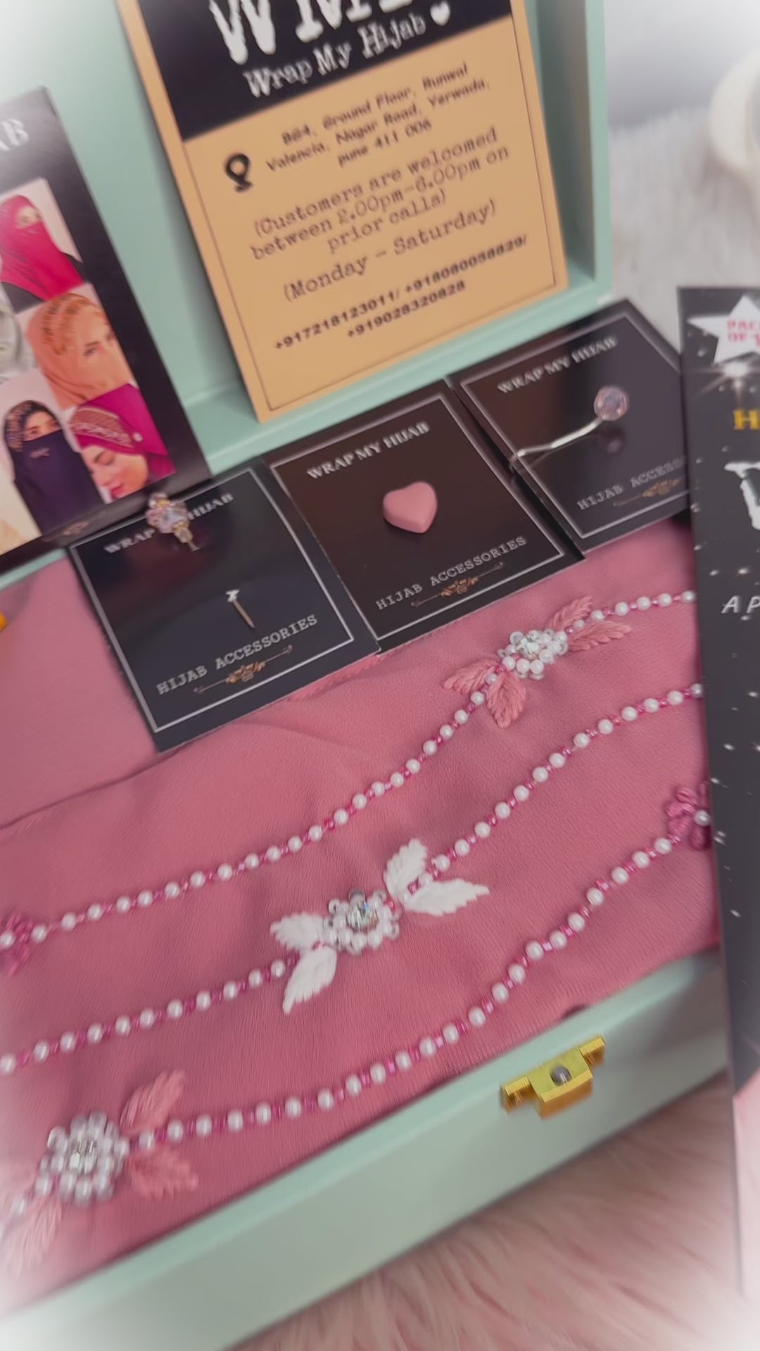 WIFE'S DAY HIJAB HAMPER WITH BOX OFFER HAMPER